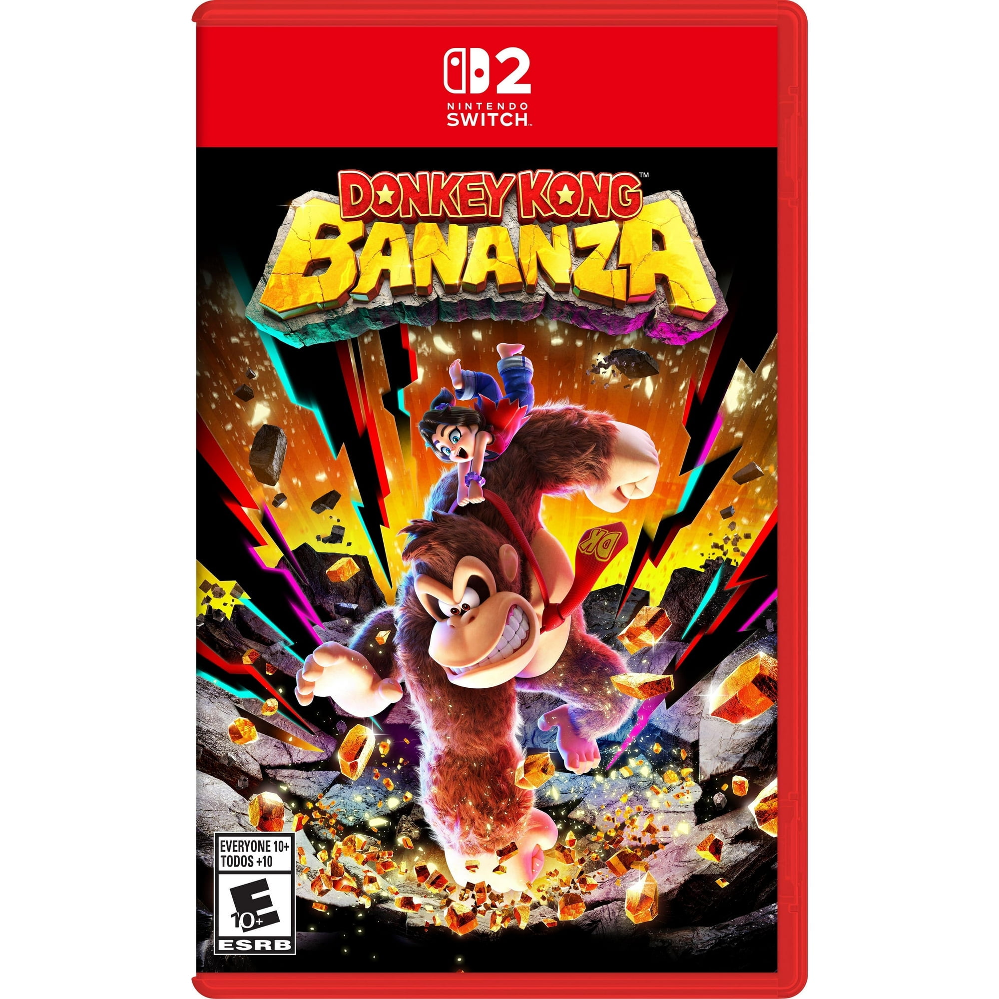 Nintendo Switch 2 Console Mario Kart World and Donkey Kong Bananza Bundle (Standard Edition) 6j25r