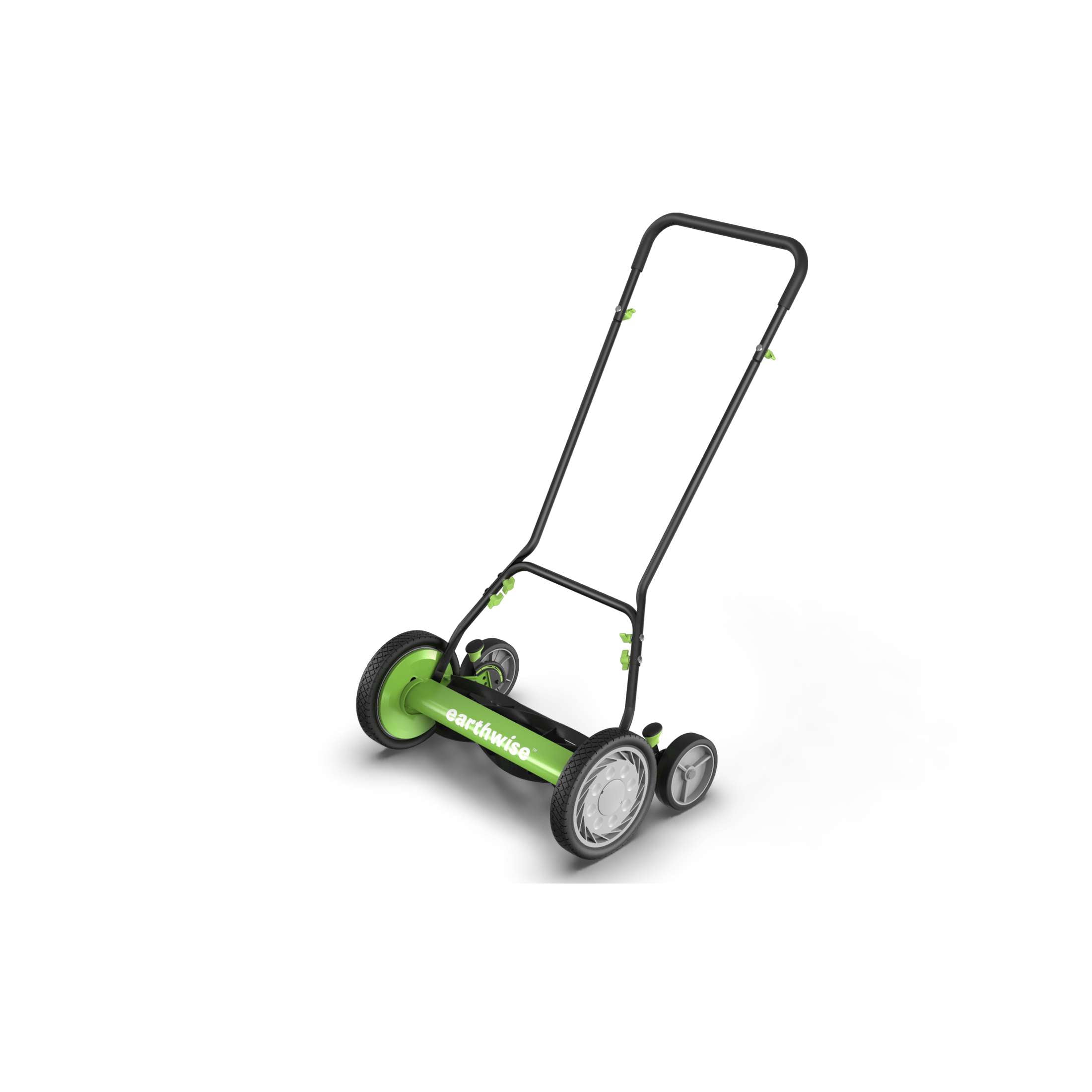 EarthWise 16 in 5-Blade Push Reel Mower (Grey, 16 in) stsvq