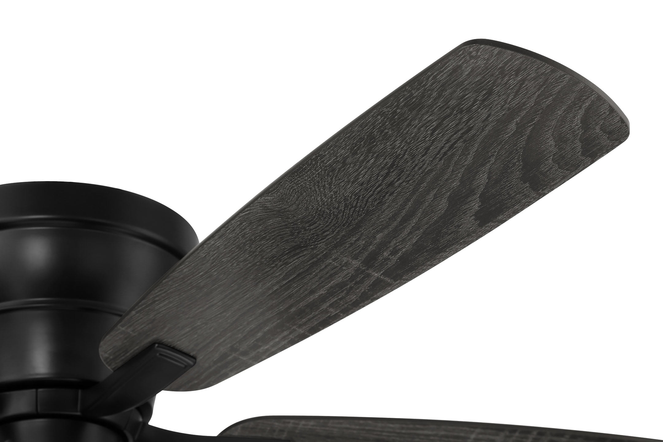 Craftmade Wheeler 5-Blade Flush Mount Ceiling Fan with Integrated Light (Flat Black, 52 in) xr8mh