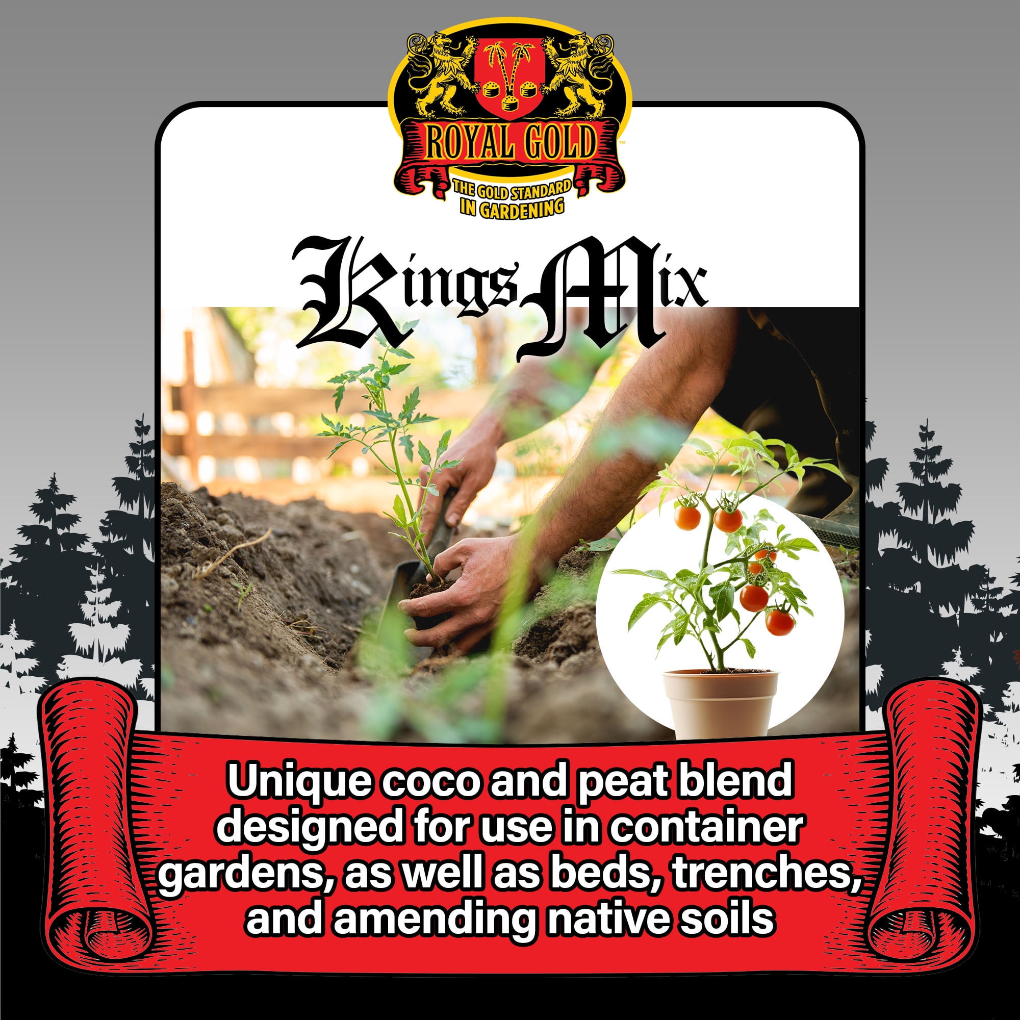 Royal Gold Kings Mix All Purpose Growing Medium for Root Development (Gold, 1.76 cu ft) zlnin