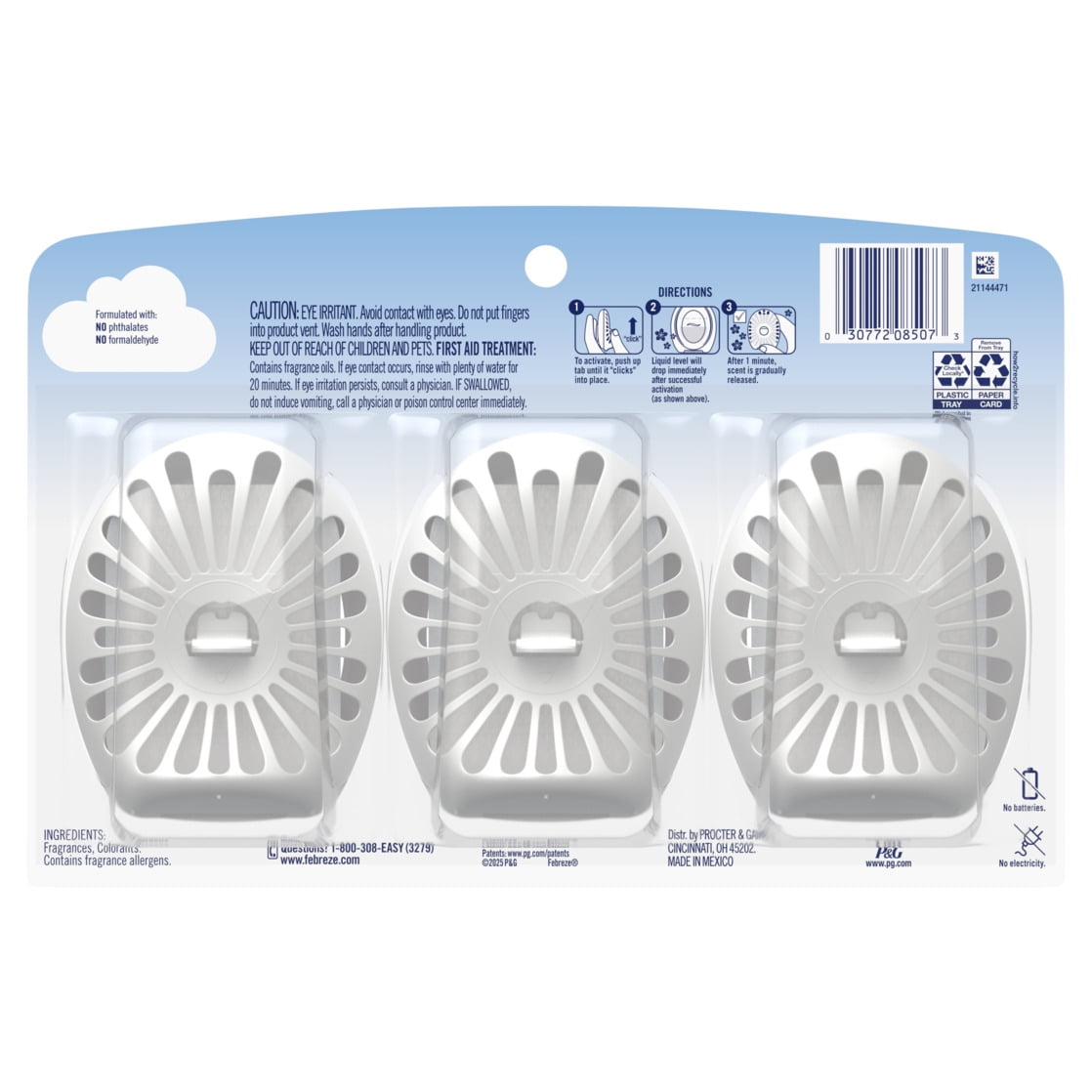 Febreze BATH Air Freshener Berry & Bramble (Berry & Bramble, 0.25 fl oz, 3 Pack) iwc6z