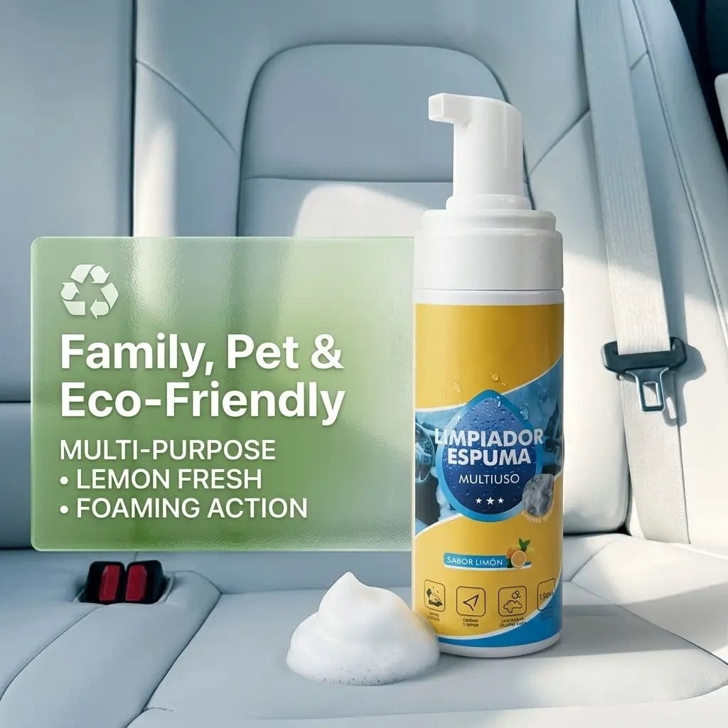Mrasaso Multi-Purpose Foam Cleaner, Heavy-Duty Interior Stain Remover for Car and Home (5 oz) 8l2ud