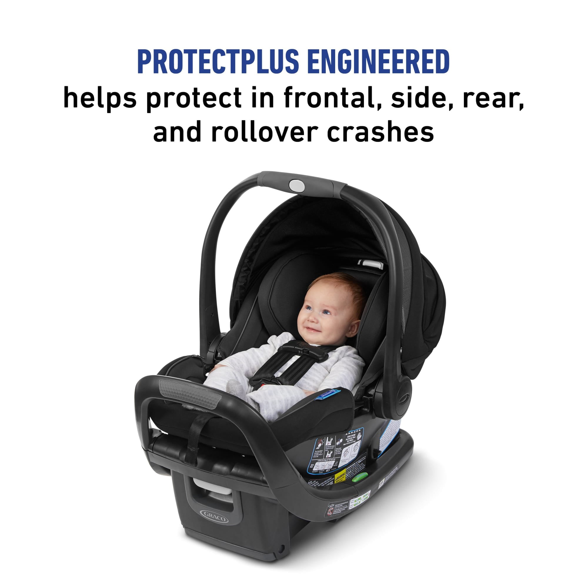 Graco SnugRide SnugFit Infant Car Seat Base with Anti-Rebound Bar (Black, 1 Count) efzwt