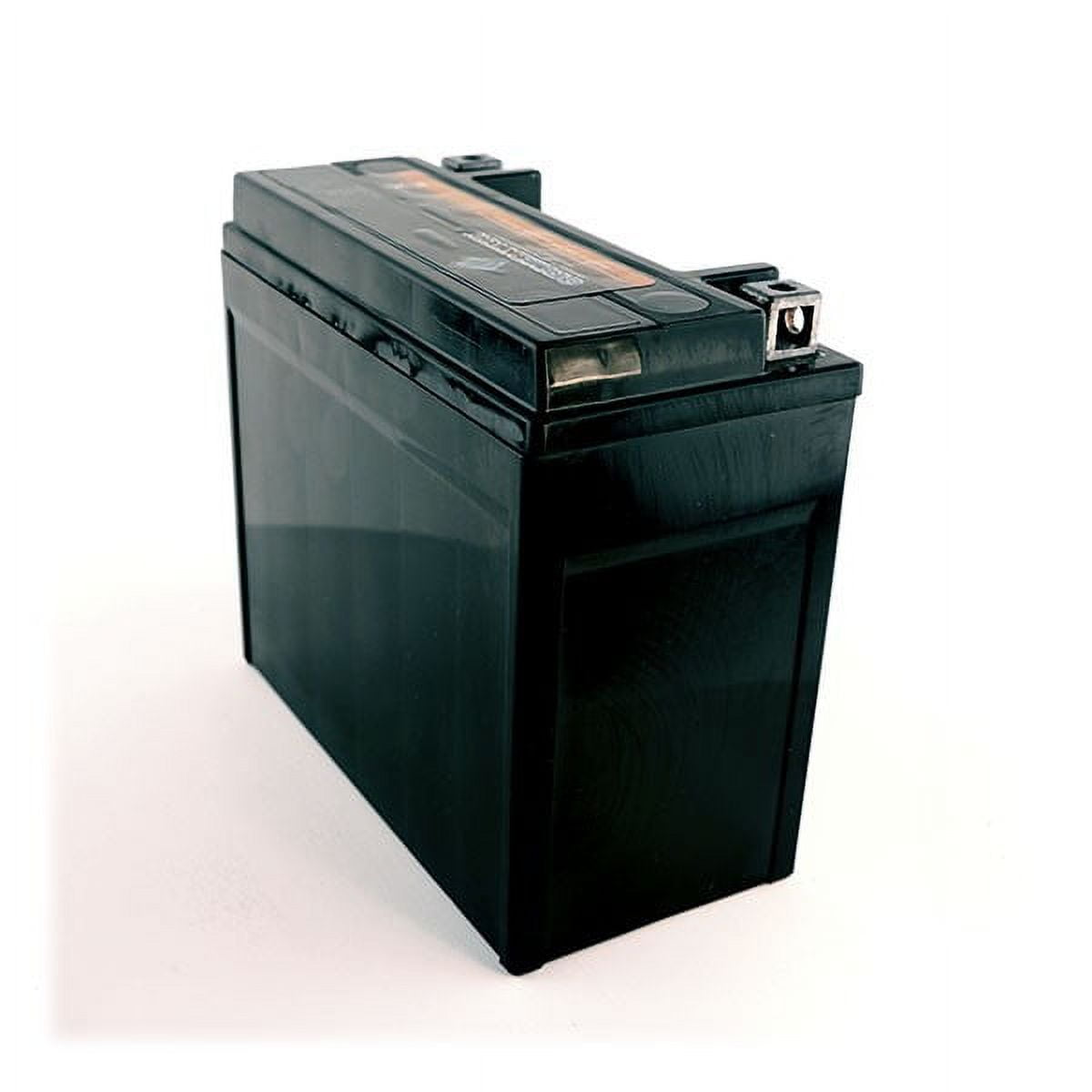 Chrome Battery YTX20-BS Motorcycle Battery for Harley-Davidson 1340cc FX/FXR Series (12V, 18Ah, 270 CCA) aq7x6