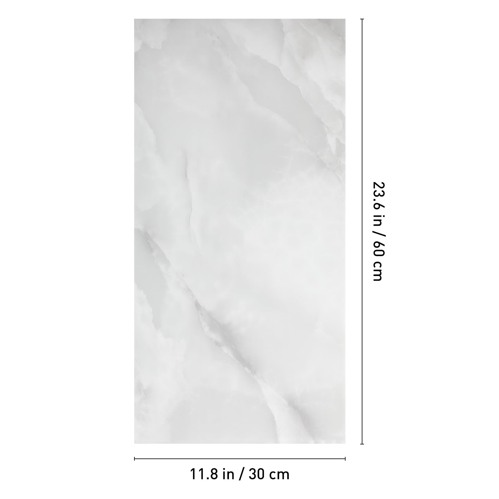 Foxnovo Peel and Stick Backsplash Tile Wall Stickers (40 Pack, 11.8 in x 23.6 in) 9wv22