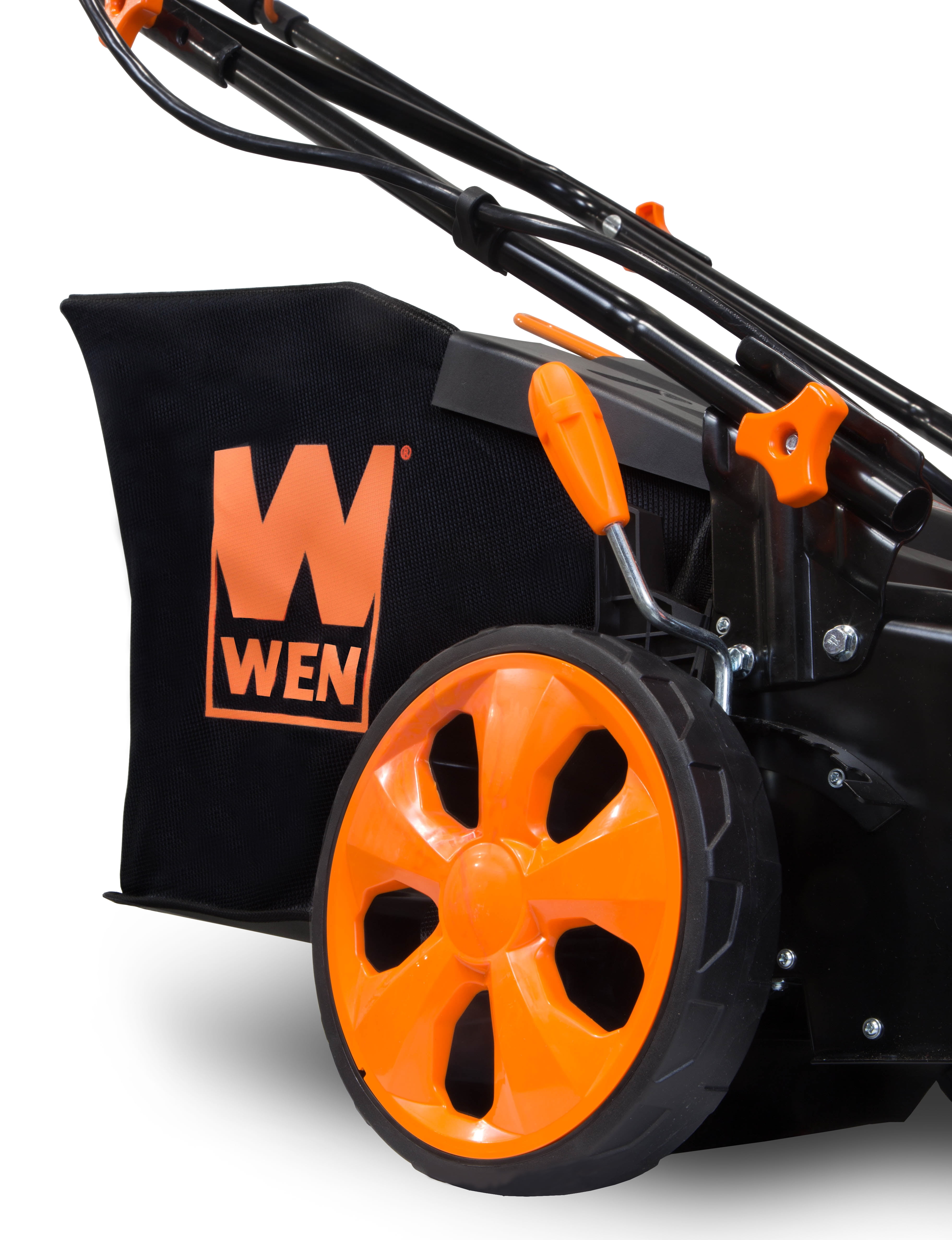WEN 40V Max Lithium Ion 19-Inch Cordless 3-in-1 Lawn Mower with Dual Batteries and 16-Gallon Collection Bag (Black, 19 in) jqh0z