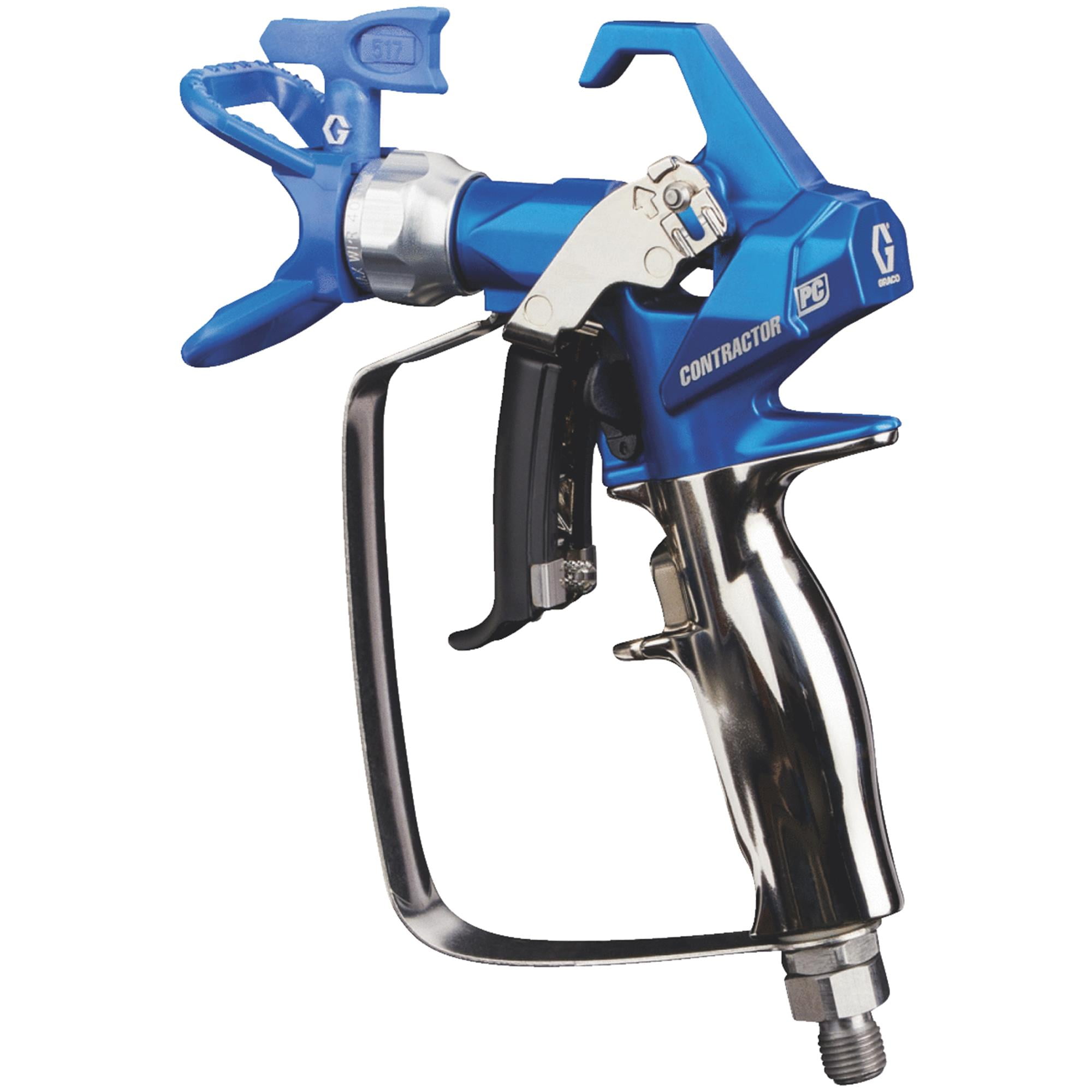 Graco Contractor PC Airless Spray Gun with RAC X 517 SwitchTip (17Y042) e34wi