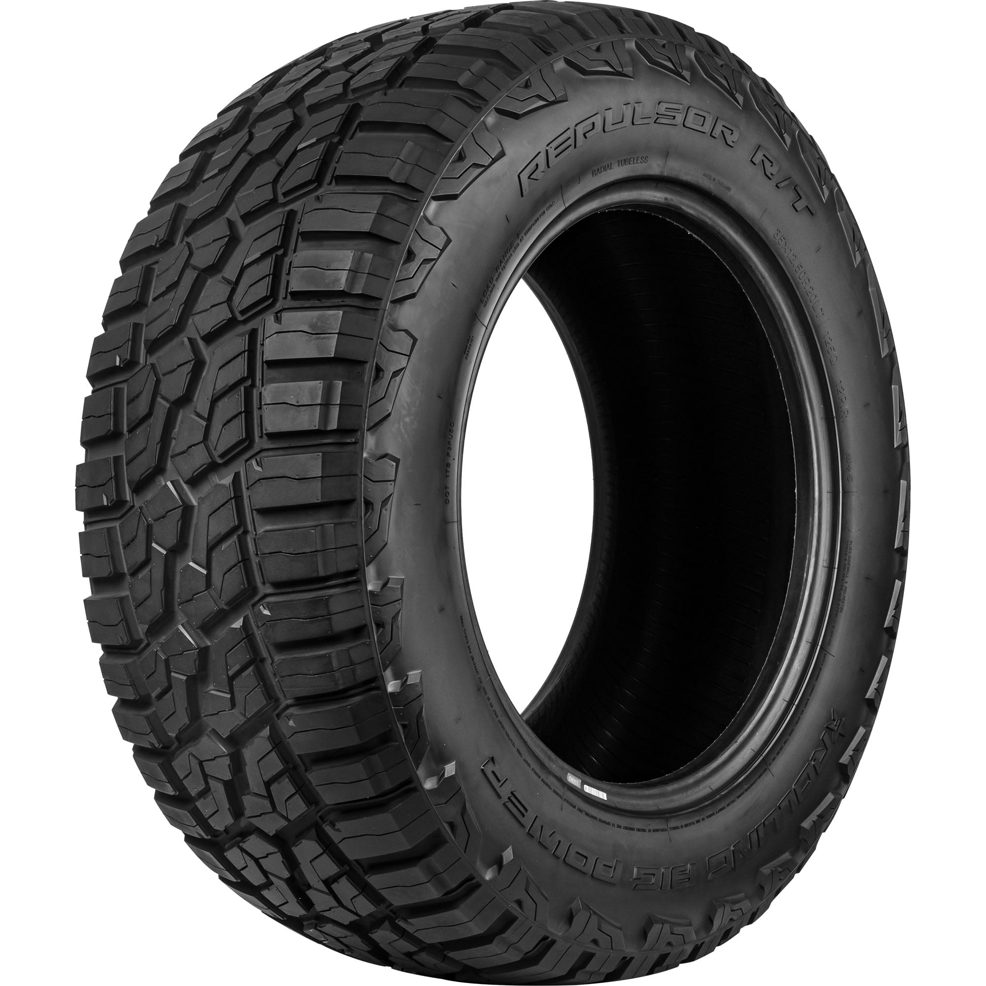 RBP Repulsor R/T Rugged Terrain Light Truck Tire (Black, LT295/55R20) 0wc2f