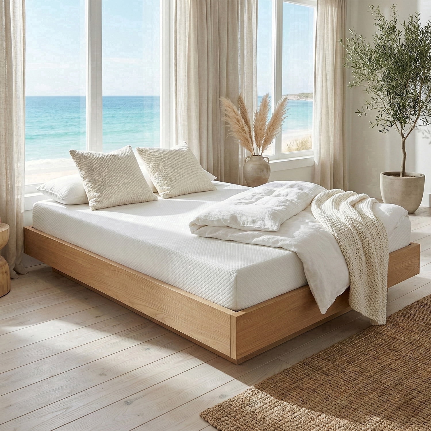 Atlas Mattress 6-Inch Twin Gel Memory Foam Mattress (Medium Firm, Breathable Cover) bficr