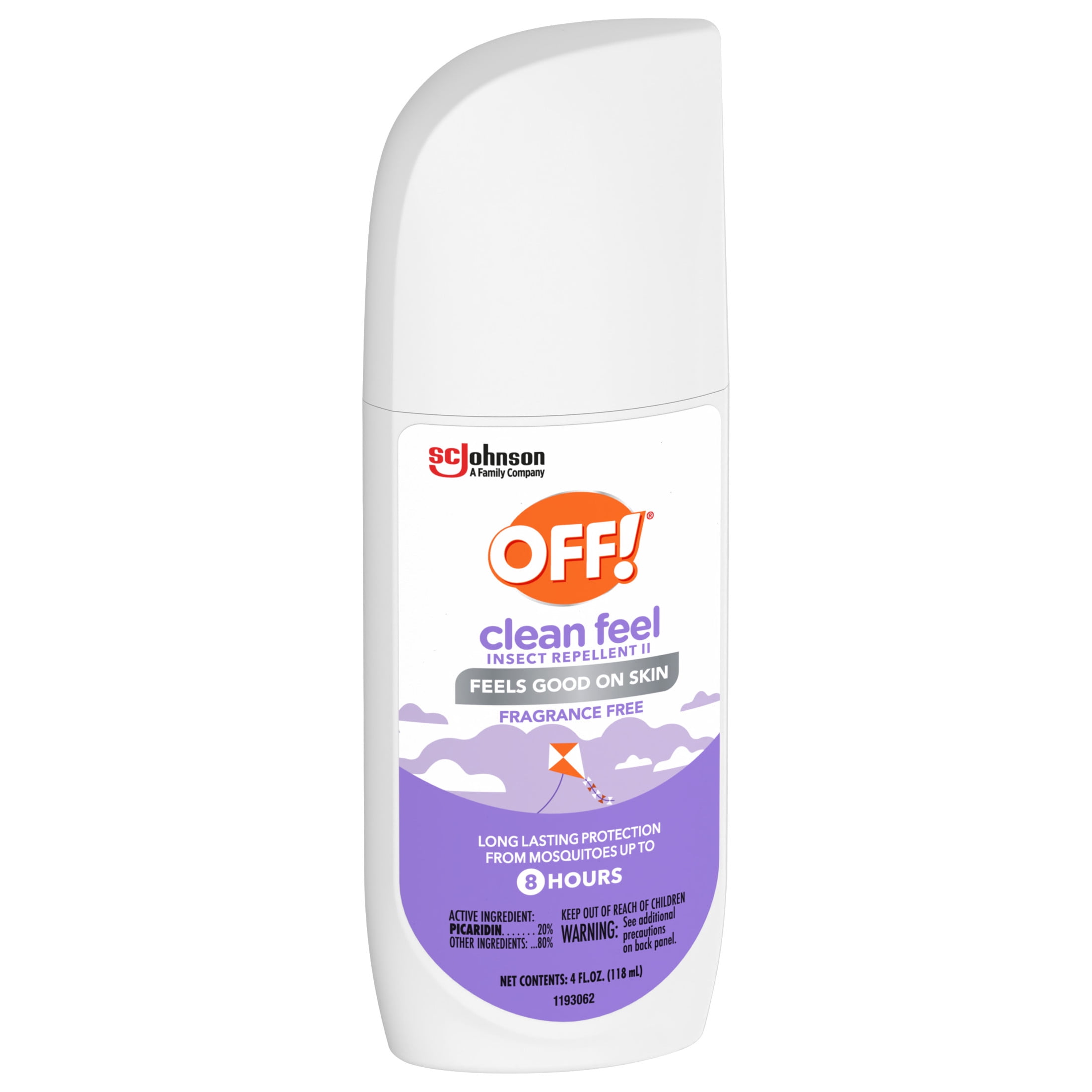 OFF! Clean Feel Picaridin Mosquito Repellent Spritz, Fragrance Free Bug Spray (4 oz) klq5i