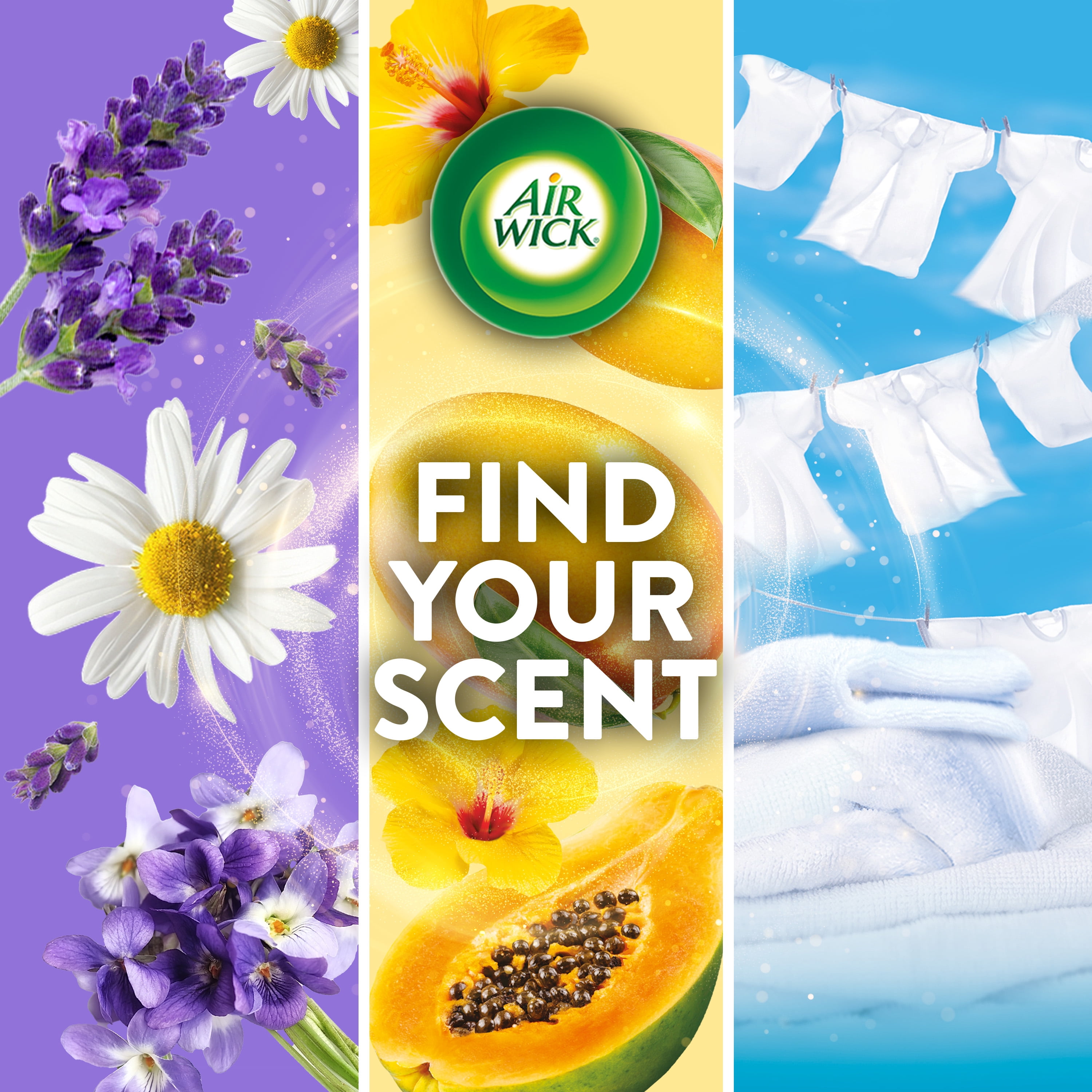 Air Wick Plug-in Scented Oil Refills, Fresh Linen, Long-Lasting Home Fragrance (2 Count) neeeu
