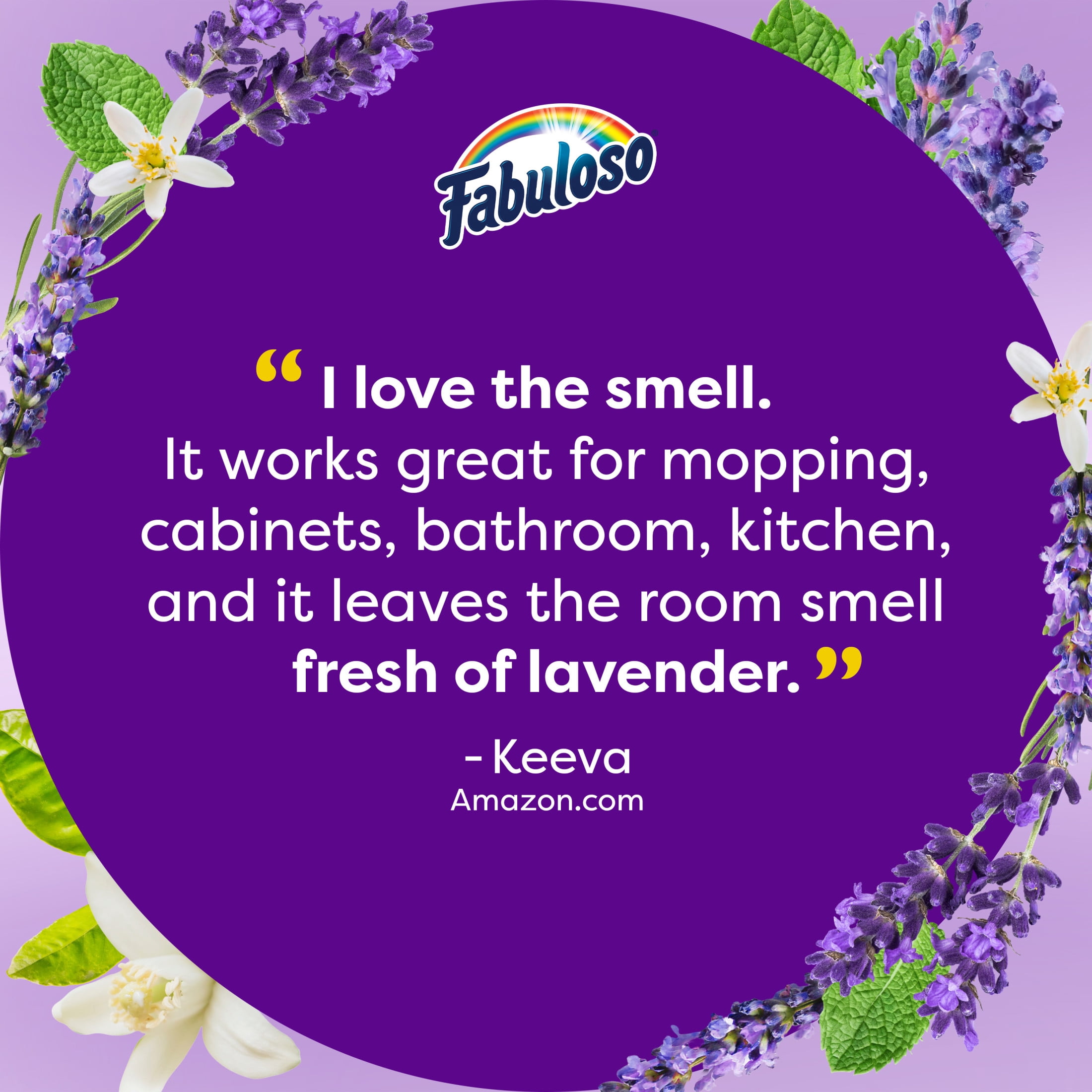 Fabuloso 2X Multi-Purpose Cleaner, Lavender Scented Floor and Surface Cleaner (128 fl oz) h0ye5