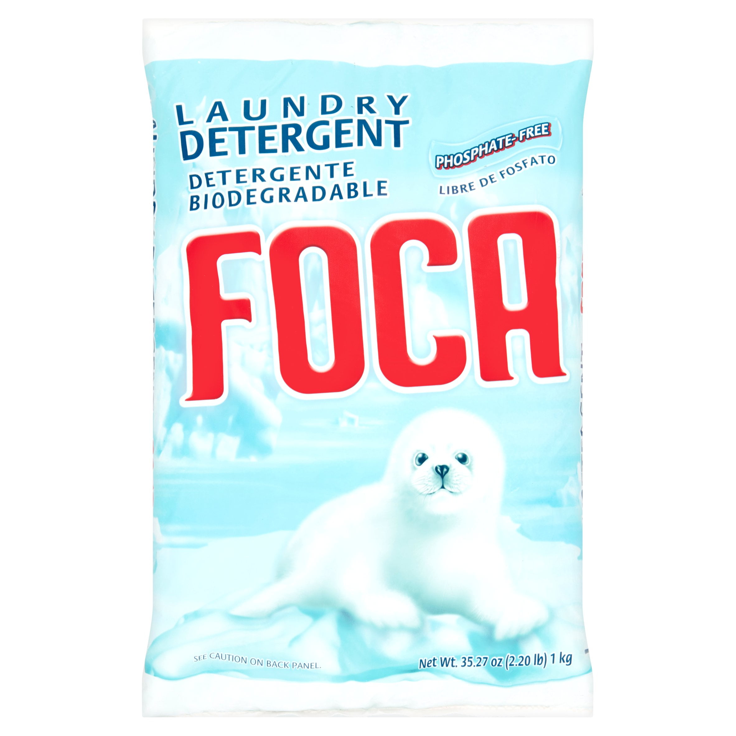 Foca Laundry Detergent Powder, Deep Cleaning & Stain Removal Formula (4 Pack, 141.08 oz Total) m9892