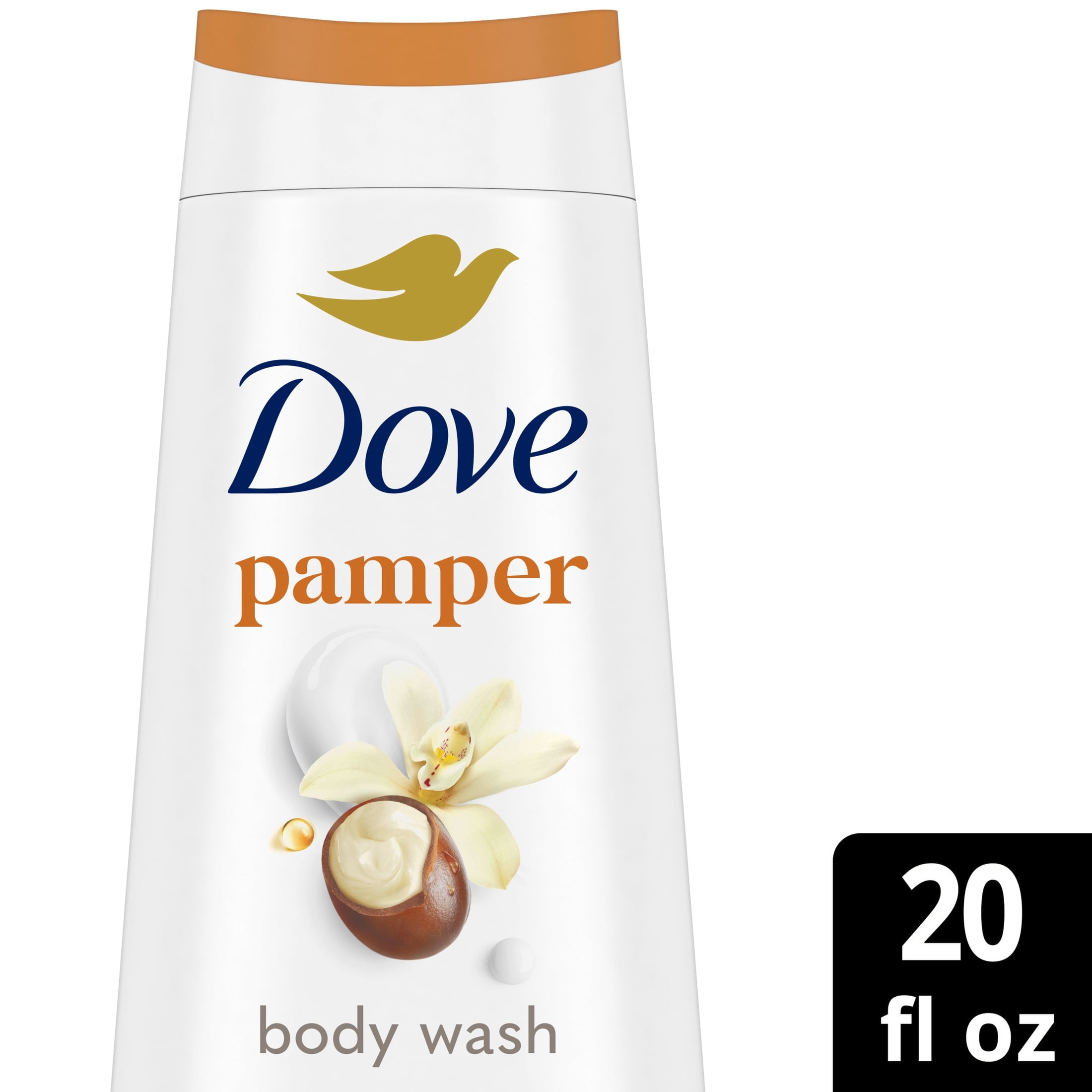 Dove Pampering Body Wash with Shea Butter & Vanilla for Soft Skin (20 fl oz) tmkth