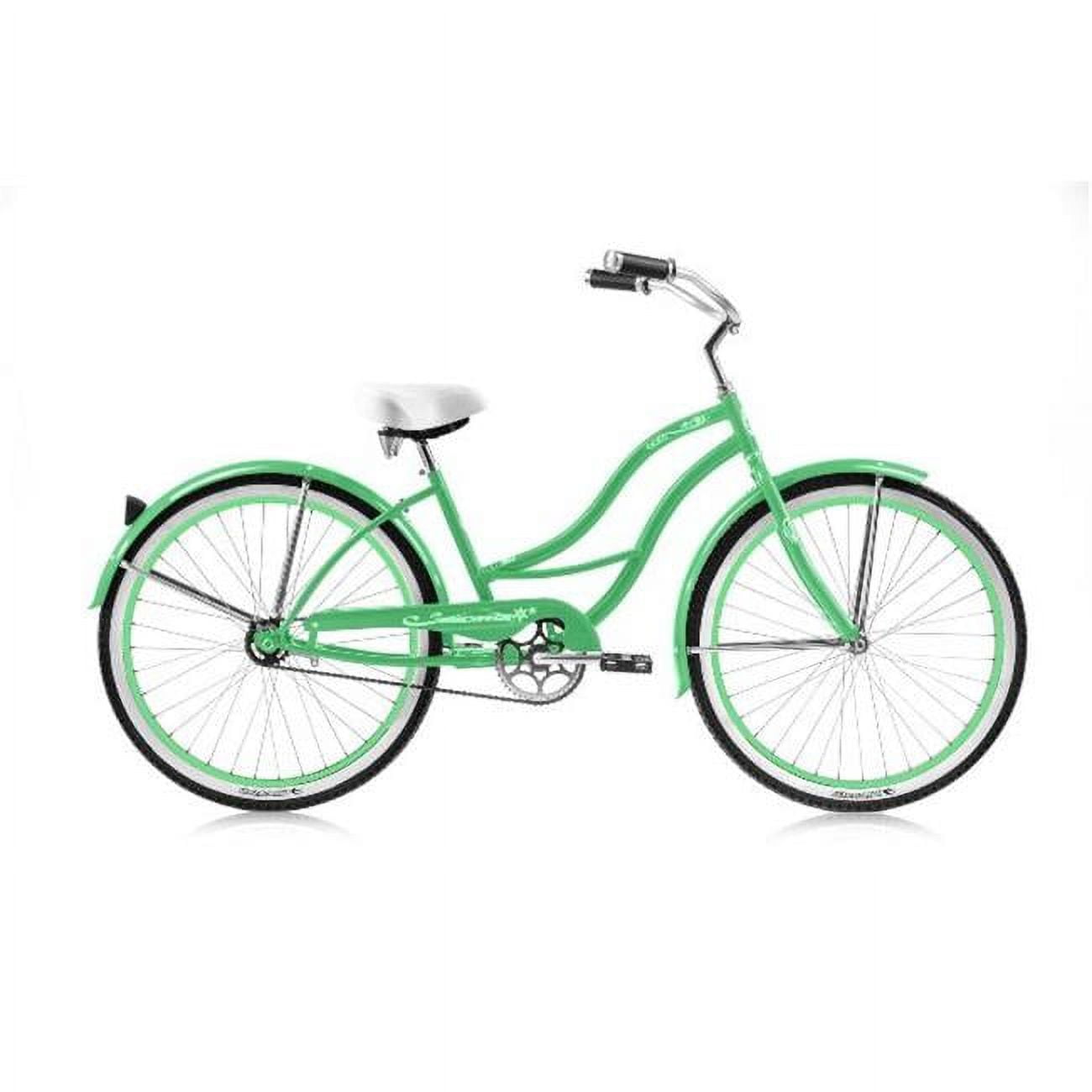 Micargi Tahiti Beach Cruiser Bicycle (Mint Green, 26 in) j7rna