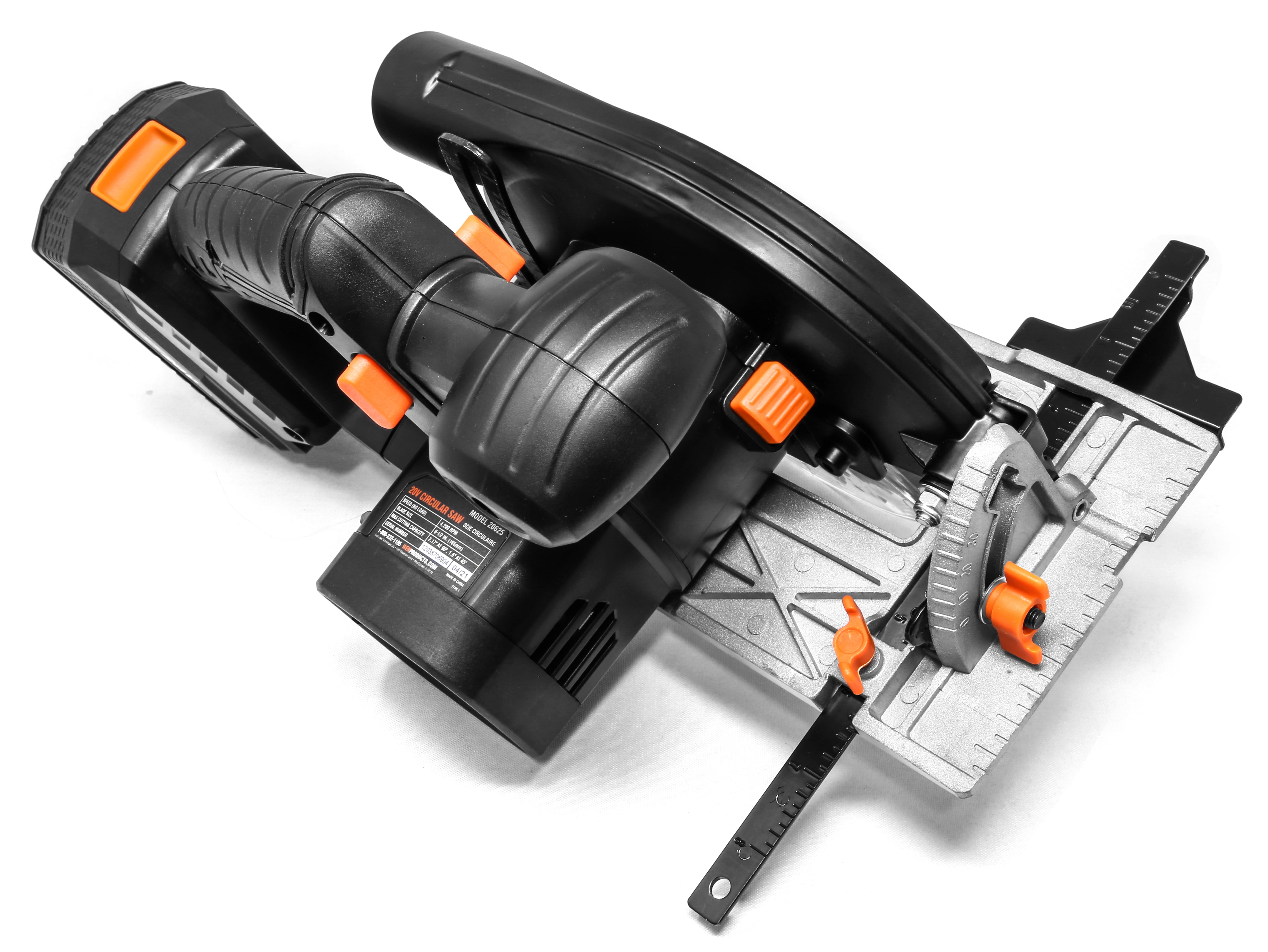 WEN 20V Max 6.5-Inch Cordless Circular Saw Kit with 4.0 Ah Lithium-Ion Battery and Charger (Black, 6.5 in) zjygh