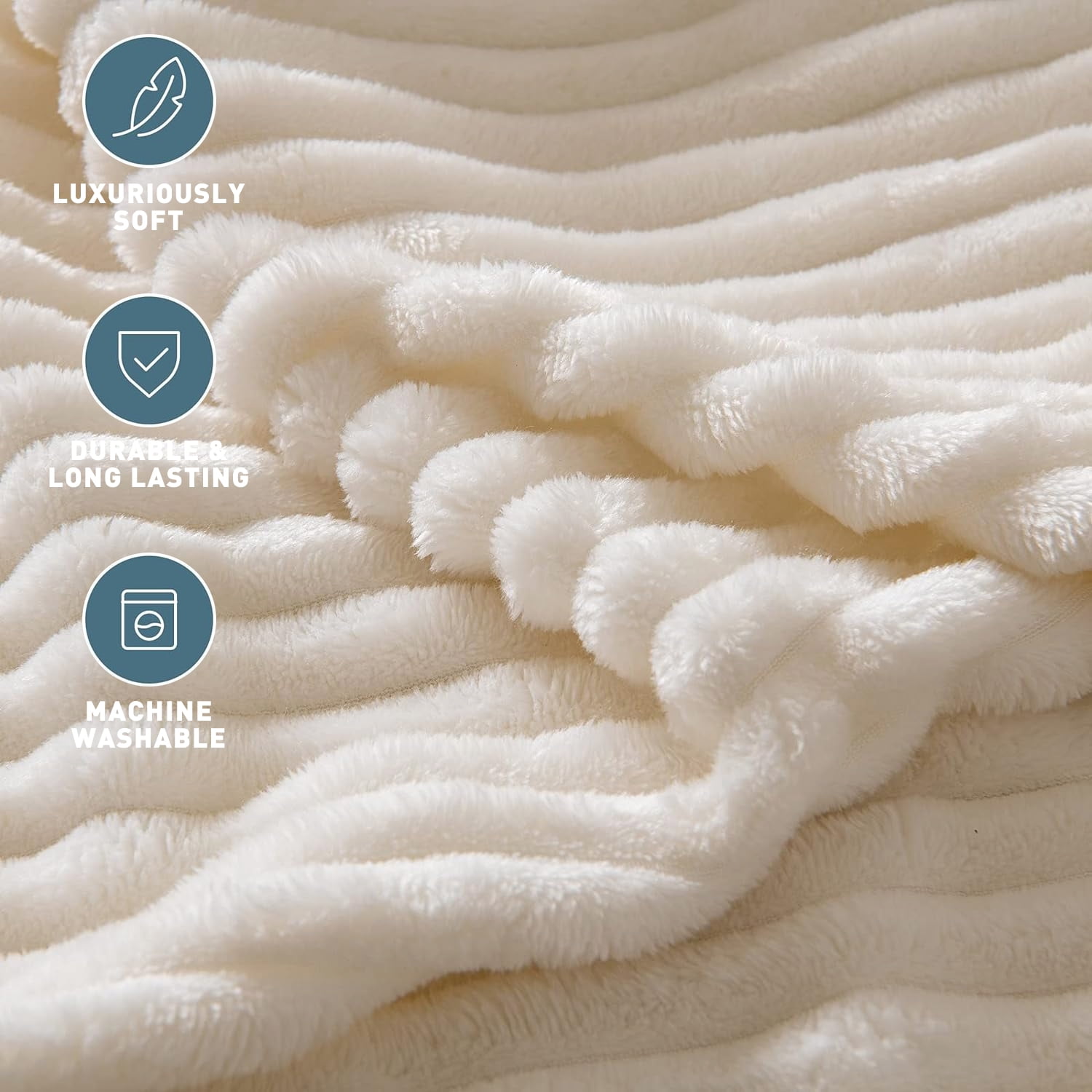 Cshidworld Striped Throw Blanket, Super Soft Lightweight Microfiber Bed Blanket for Couch and Sofa (Beige, 50x60 in) xqm7k