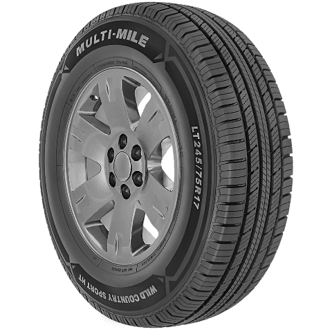 Multi-Mile Wild Country Sport HT All-Season Highway Terrain Tire (285/45R22) d3kcg