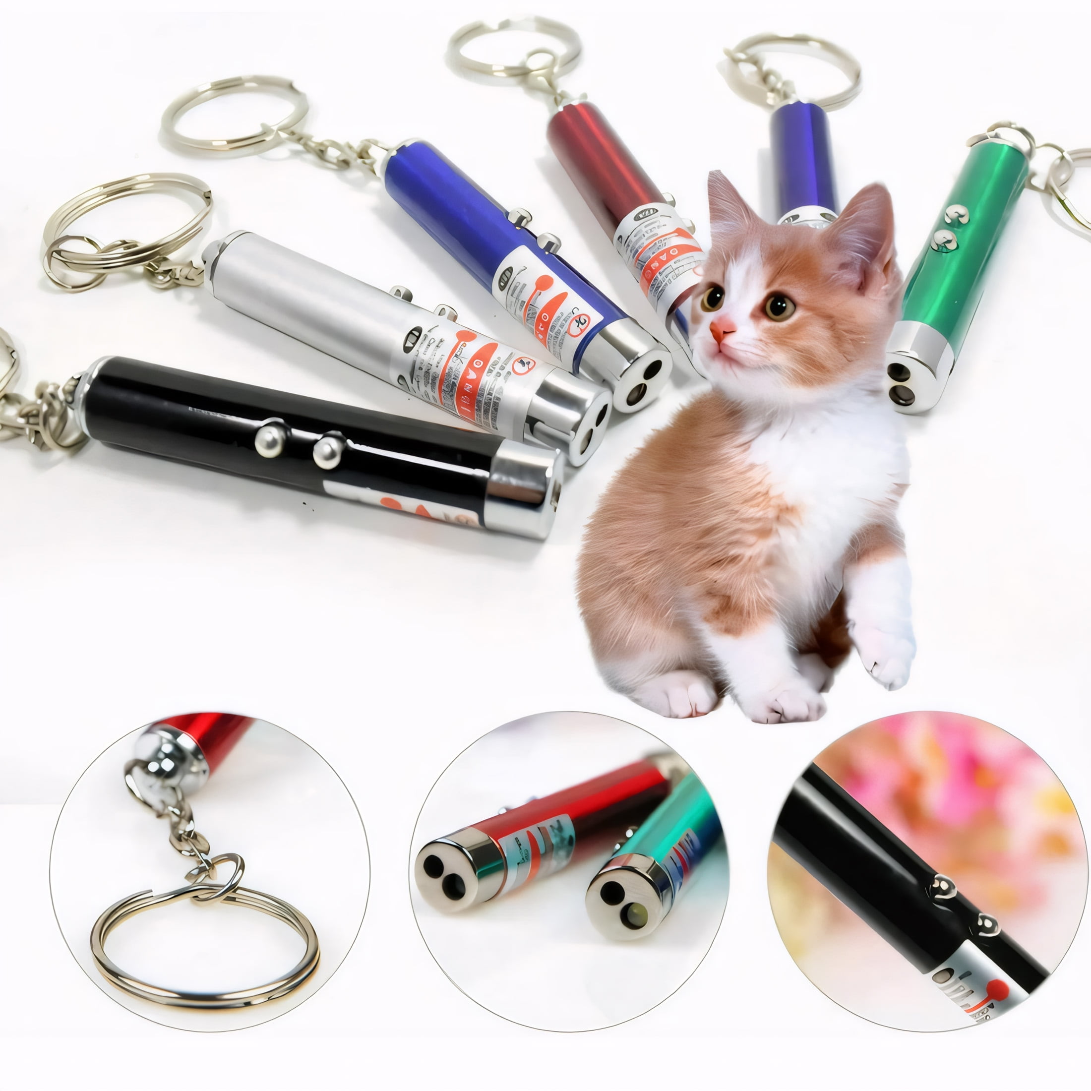 BESTSKY Interactive Laser Pointer for Cats and Kittens (Red, 1 Pack) ehuwf