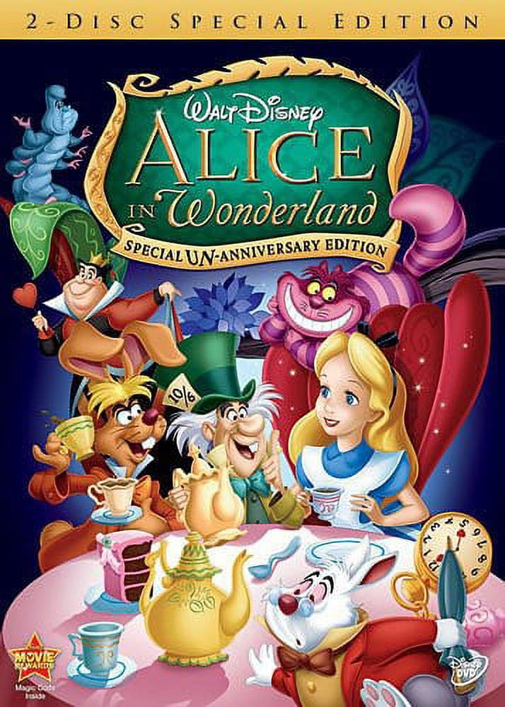 Disney Alice in Wonderland (DVD) Animated Family Adventure Movie anq43