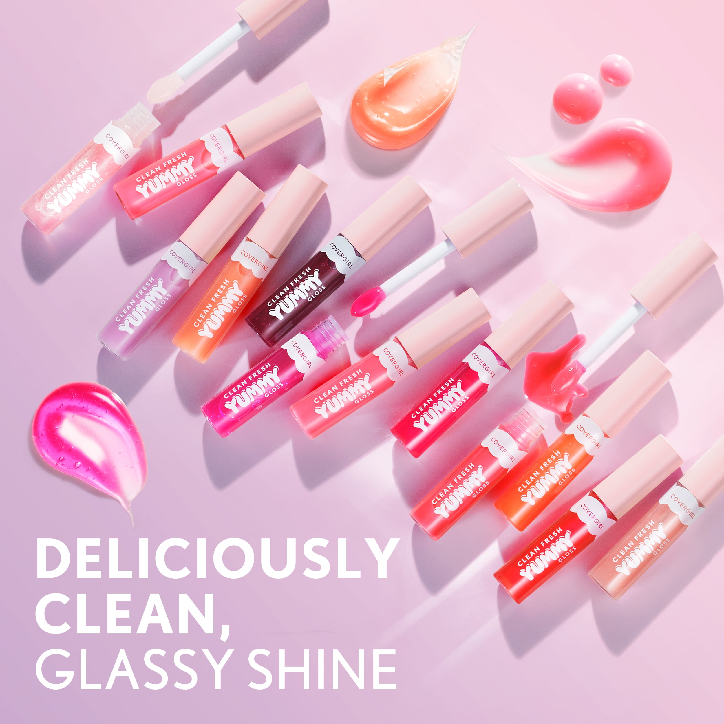 COVERGIRL Clean Fresh Yummy Lip Gloss, Hydrating Sheer Finish (But First a Cosmo, 0.33 fl oz) 7n2dh