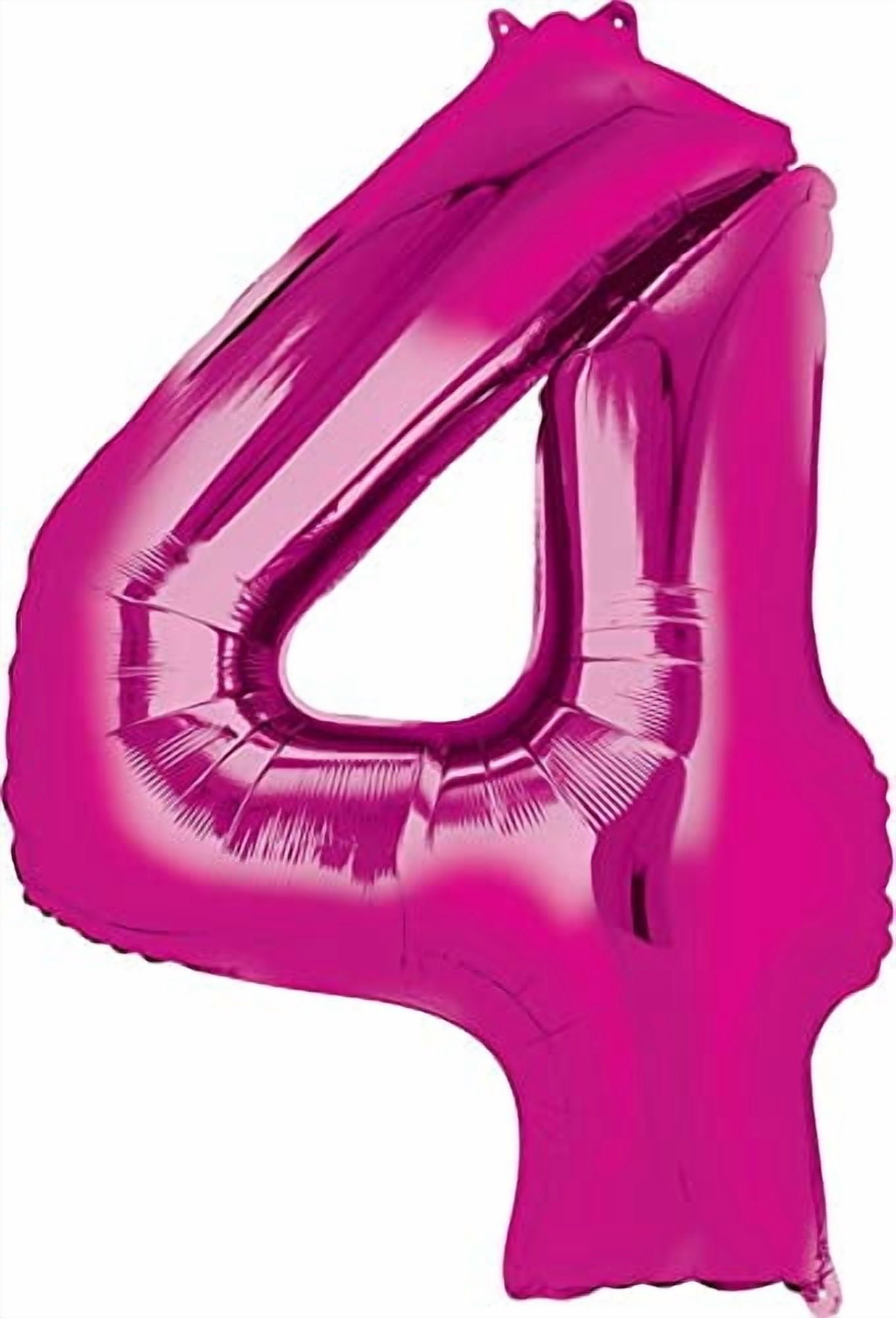 Anagram Skye and Everest 4th Birthday Party Balloon Bouquet Decoration Set (Pink, 5ct) vyg4i