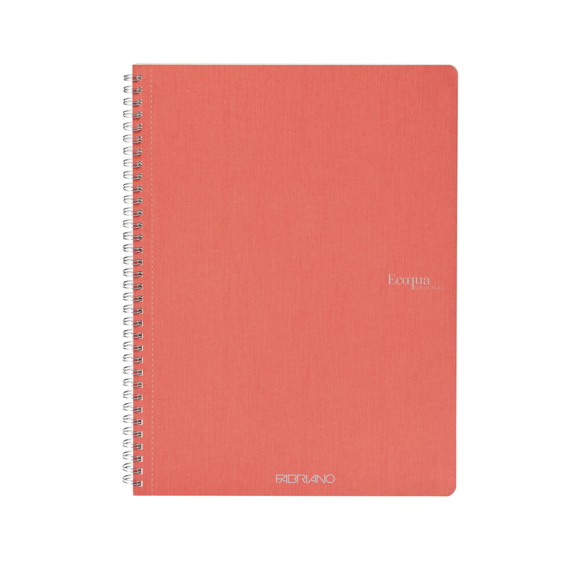 Fabriano EcoQua Original Spiral-Bound Notebook (Flamingo, 8.3 in x 11.7 in, 70 Sheets) z6zjw