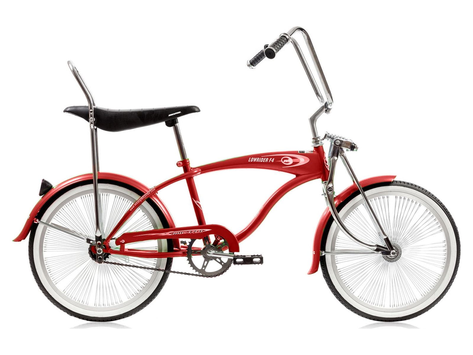 Wonder Wheels 20 in Lowrider Single Speed Bicycle (Red, 20 in) m1xbe