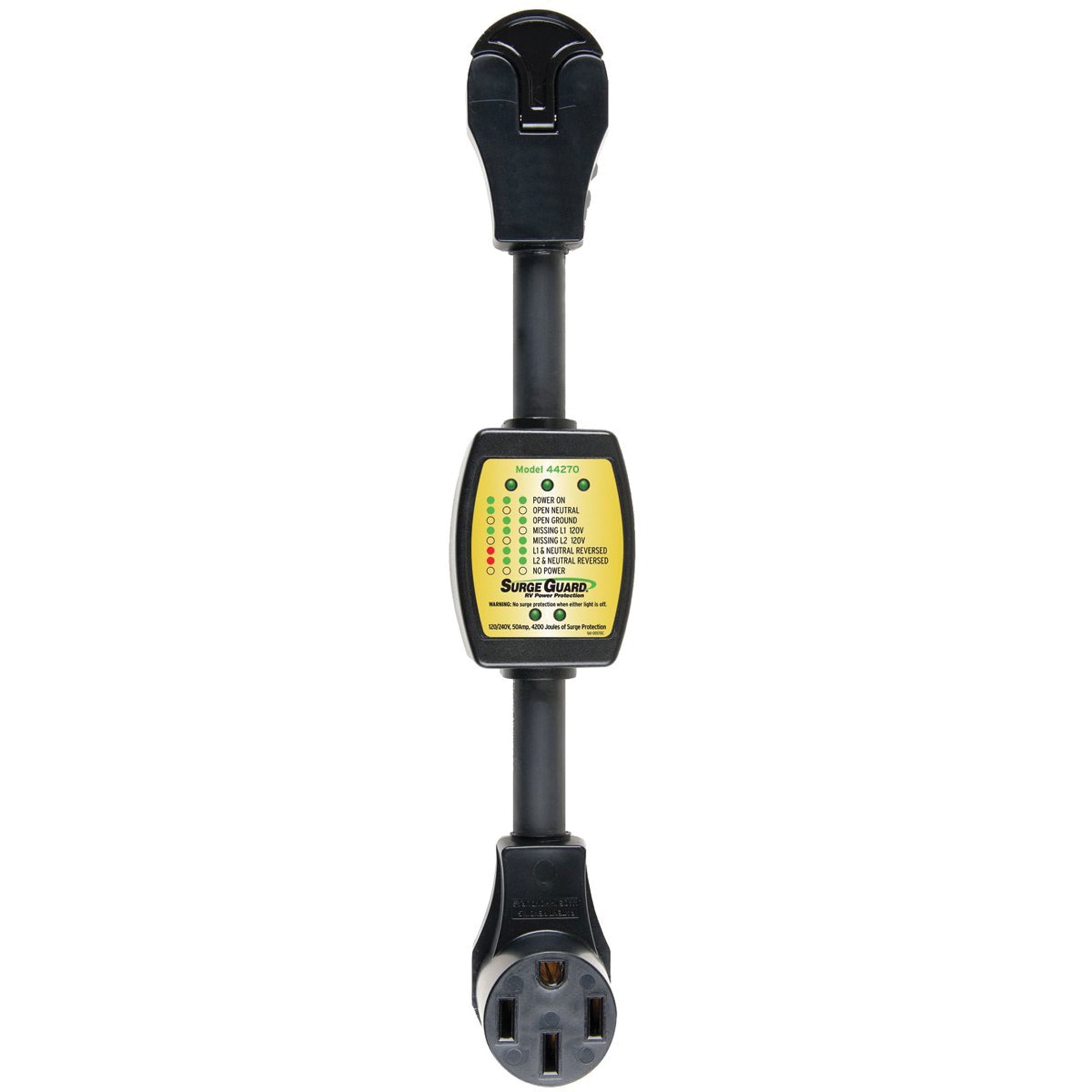 Southwire 44270 Surge Guard Electrical Power Protector (Black, 50A) 78s6q