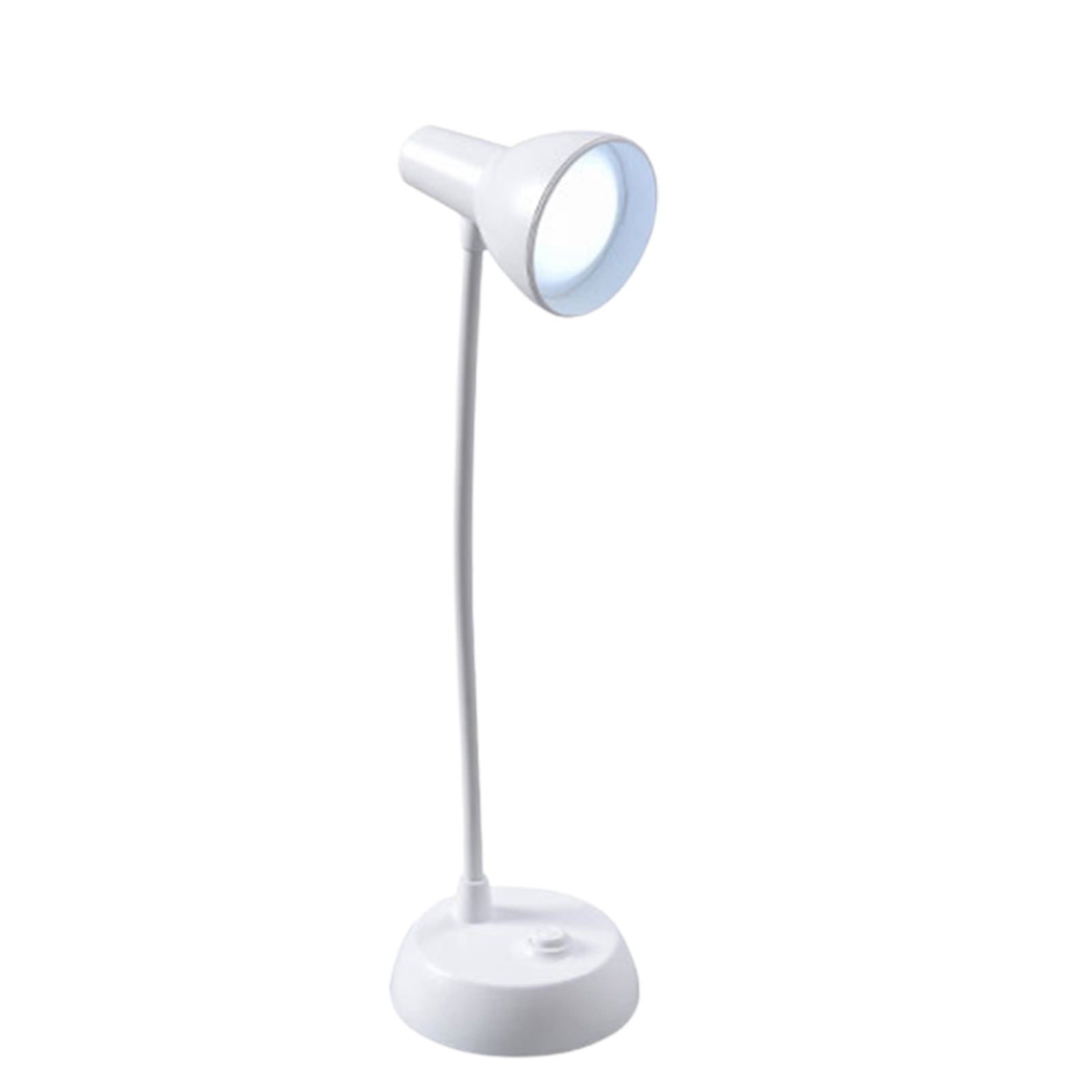 DXSSXC LED Eye Protection Table Lamp, Adjustable Gooseneck Reading Light for Study and Dorm (White, 12.4 in) 9op5c