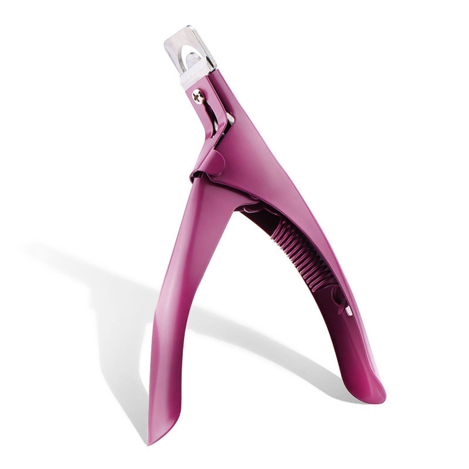 FSTDelivery Adjustable Acrylic Nail Clipper with Magnet Sizer (Stainless Steel, 5 in) h5q6m