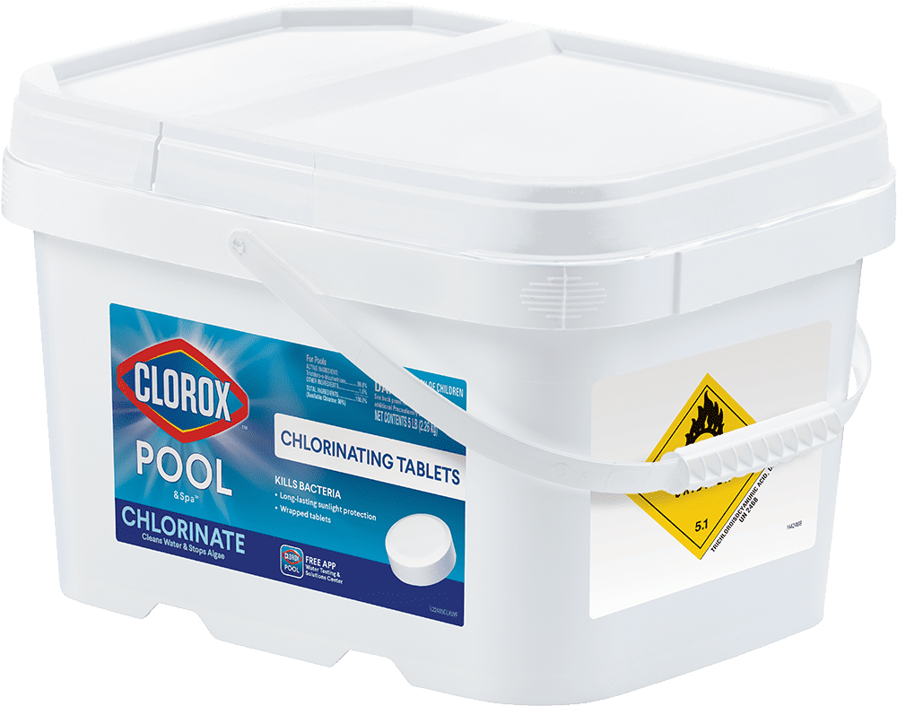 Clorox Pool&Spa Chlorinating Tablets for Swimming Pools (3 in, 5 lb) 3h3uc