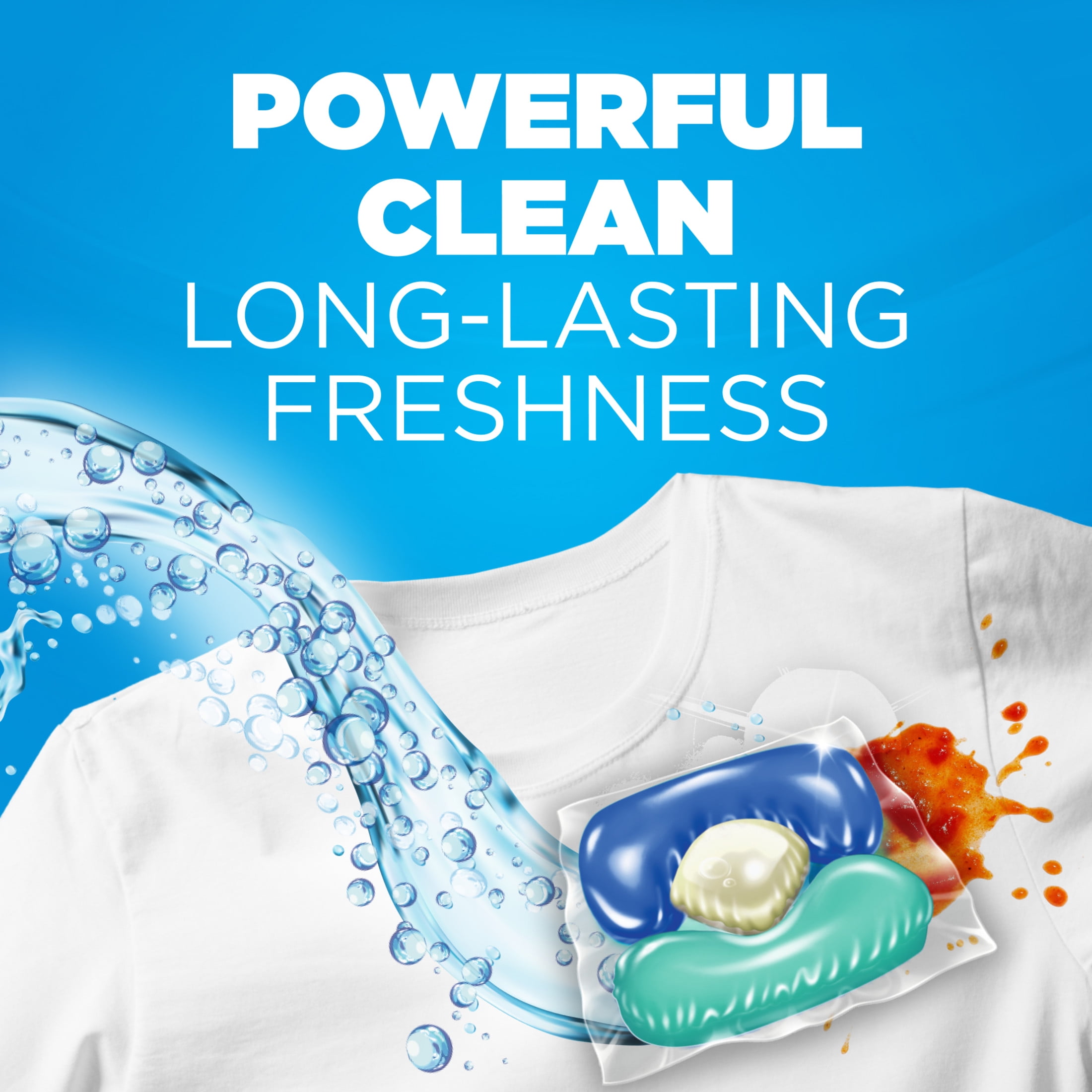 ARM & HAMMER Clean Burst 5-in-1 Laundry Detergent Power Paks (Clean Burst Scent, 42 Count) 0gsjy