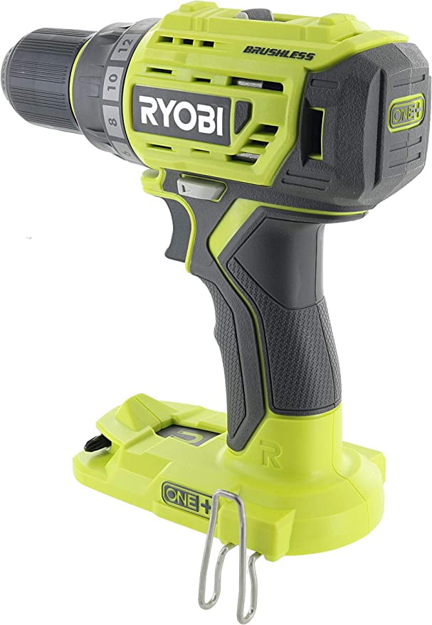 Ryobi P252 18V Brushless 1/2 Inch Drill Driver with MagTray (Certified Refurbished, Tool Only) 37xls