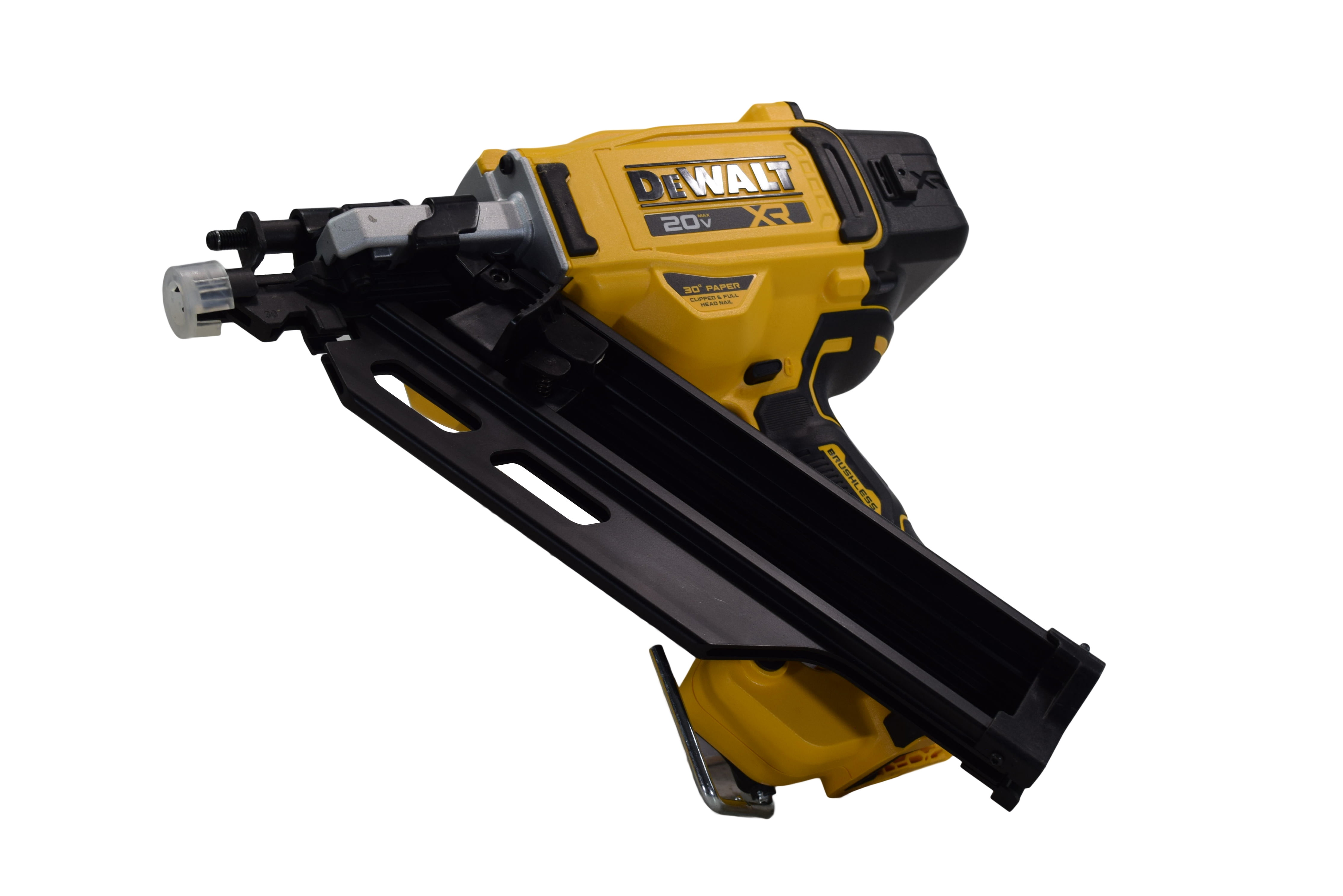 DEWALT DCN930B 20V MAX Brushless Cordless 30-Degree Paper Tape Framing Nailer (Tool Only, 3.5 in) oxzw7