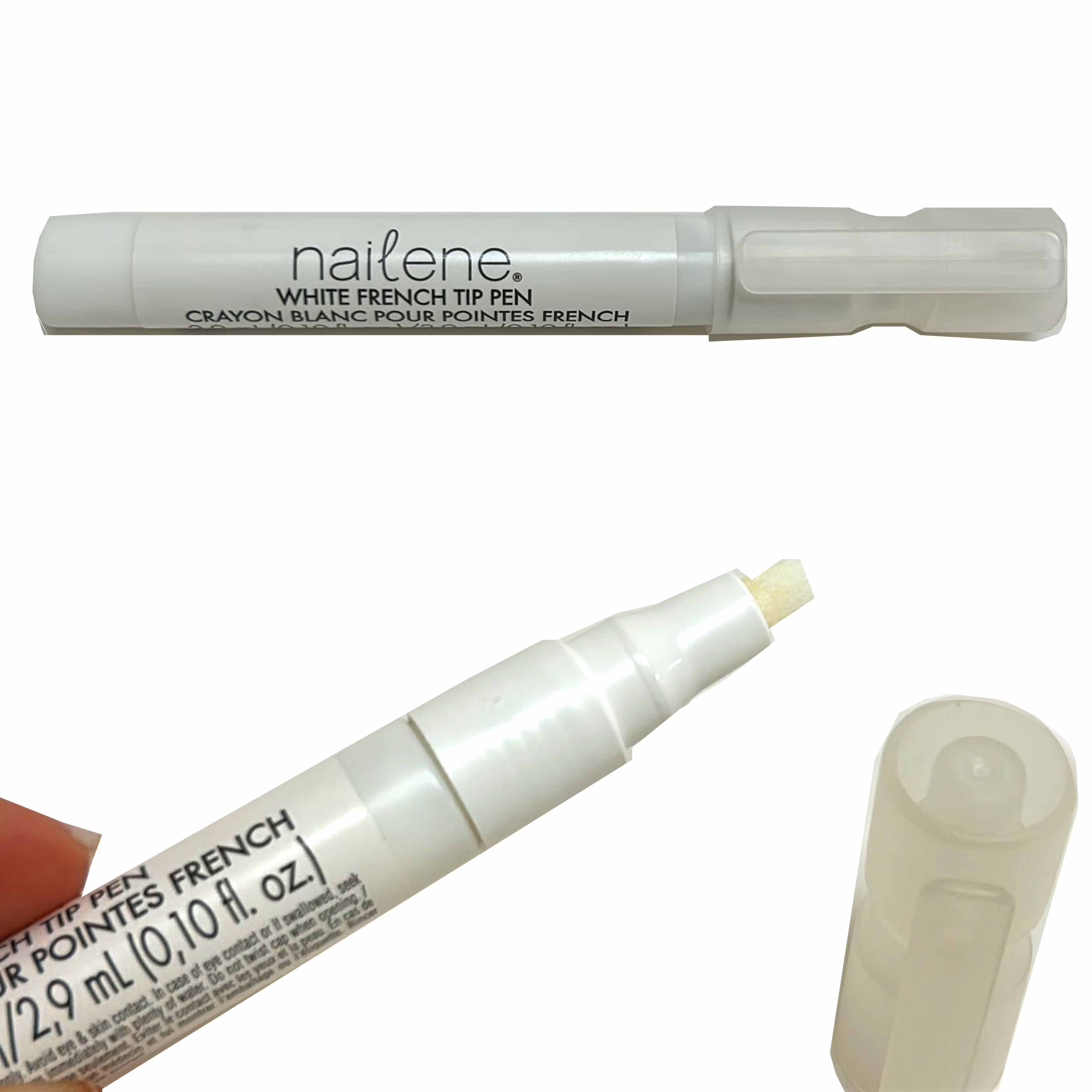 AllTopBargains Professional Nail Art Polish Pen for French Manicure and Pedicure (White, 0.10 fl oz, 4 Pack) f9jwl