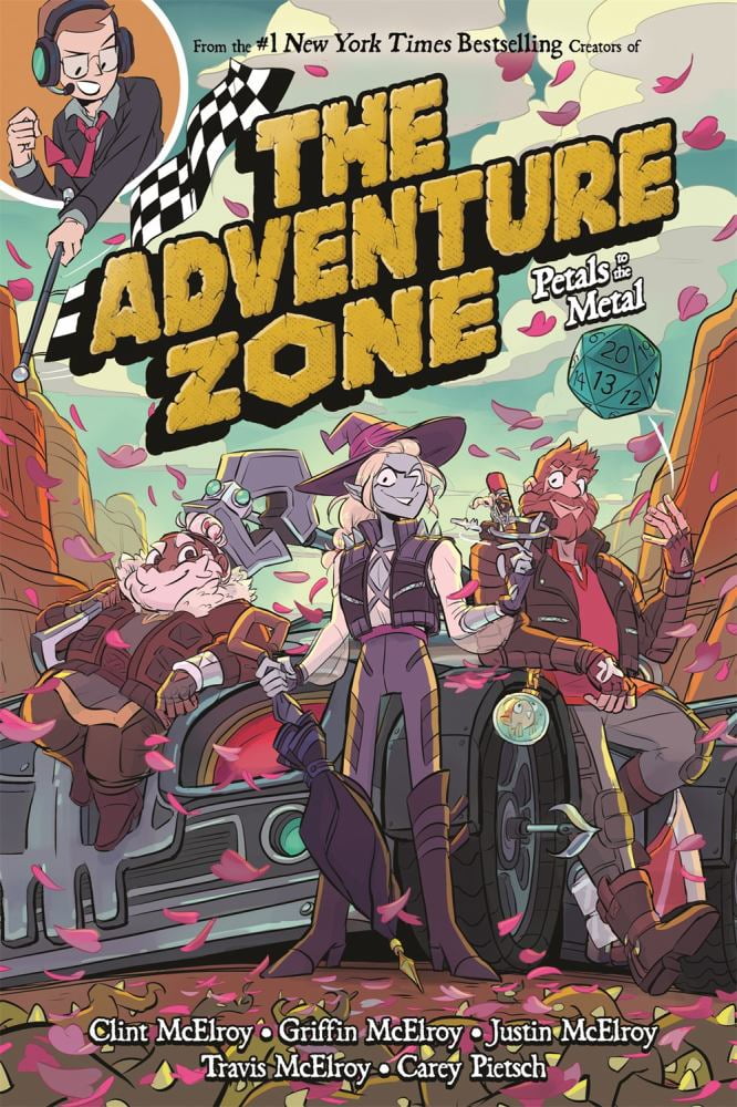 Clint McElroy Adventure Zone Petals to the Metal Graphic Novel (Hardcover, 160 pages) ylloh