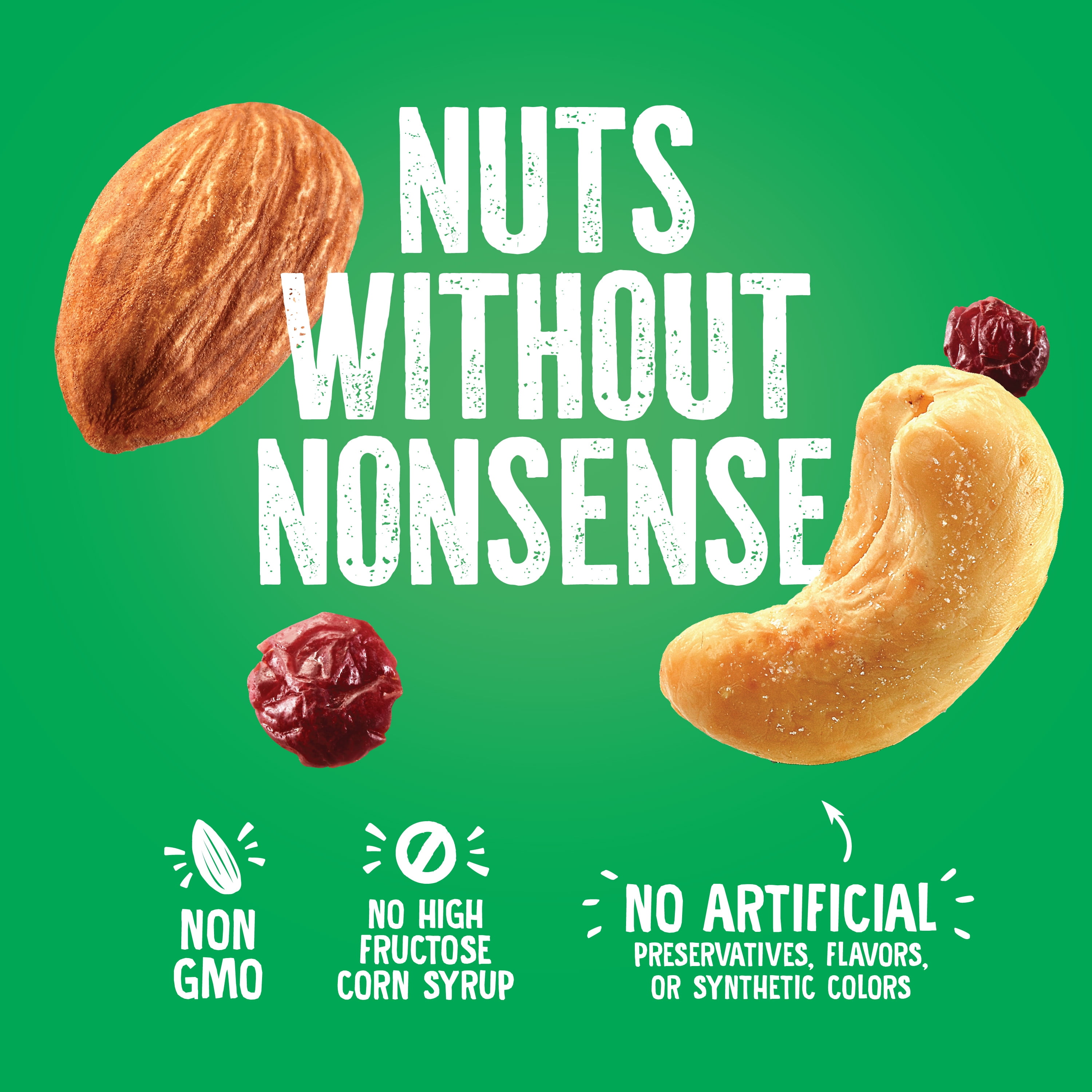 Emerald Cashews & Almonds with Dried Cranberries Snack Mix (10 Ct, 6.9 oz) risqj