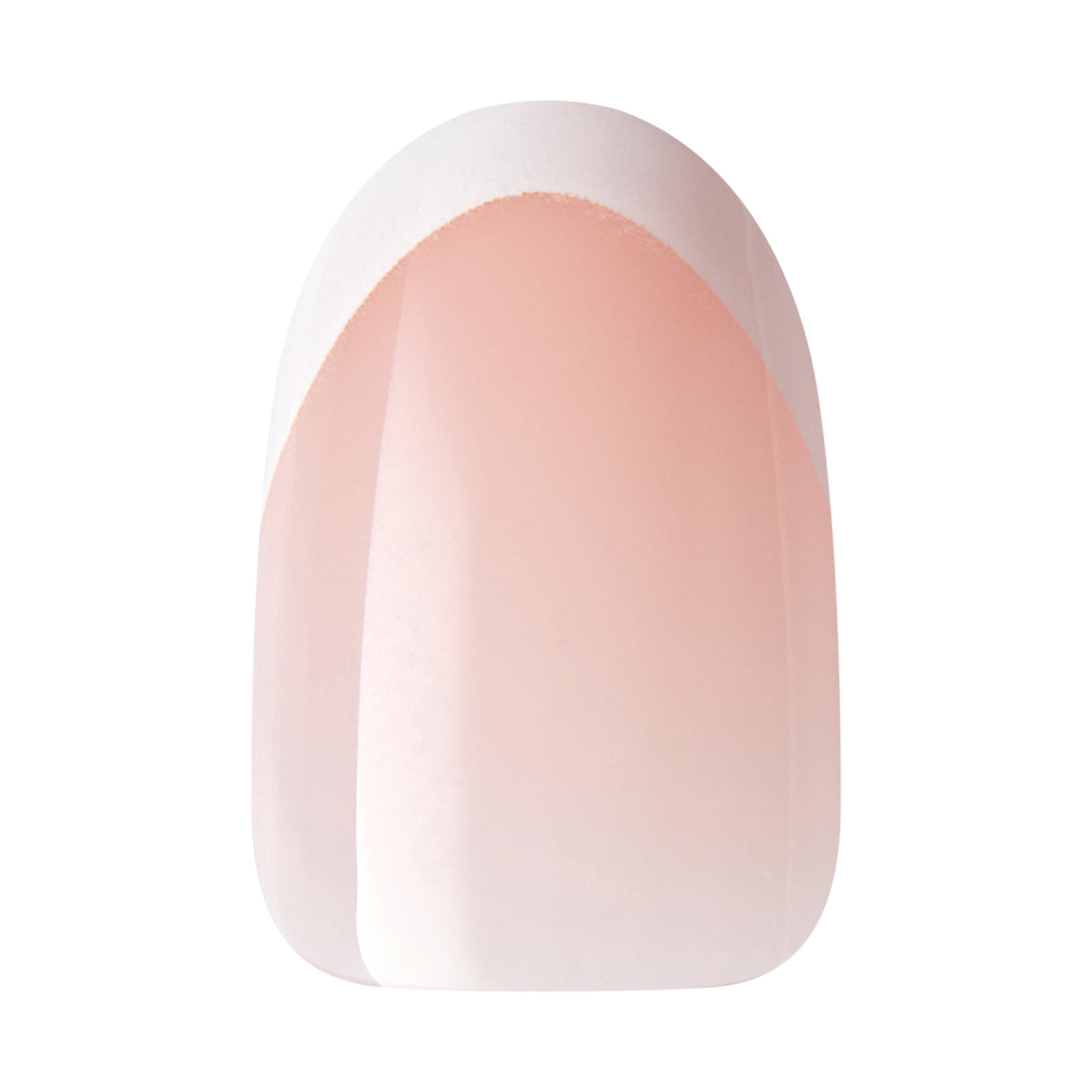 Kiss Classy French Tip Press-On Nails, Durable High-Shine Gel Finish (White, Short Oval, 28 Count) bb9qa