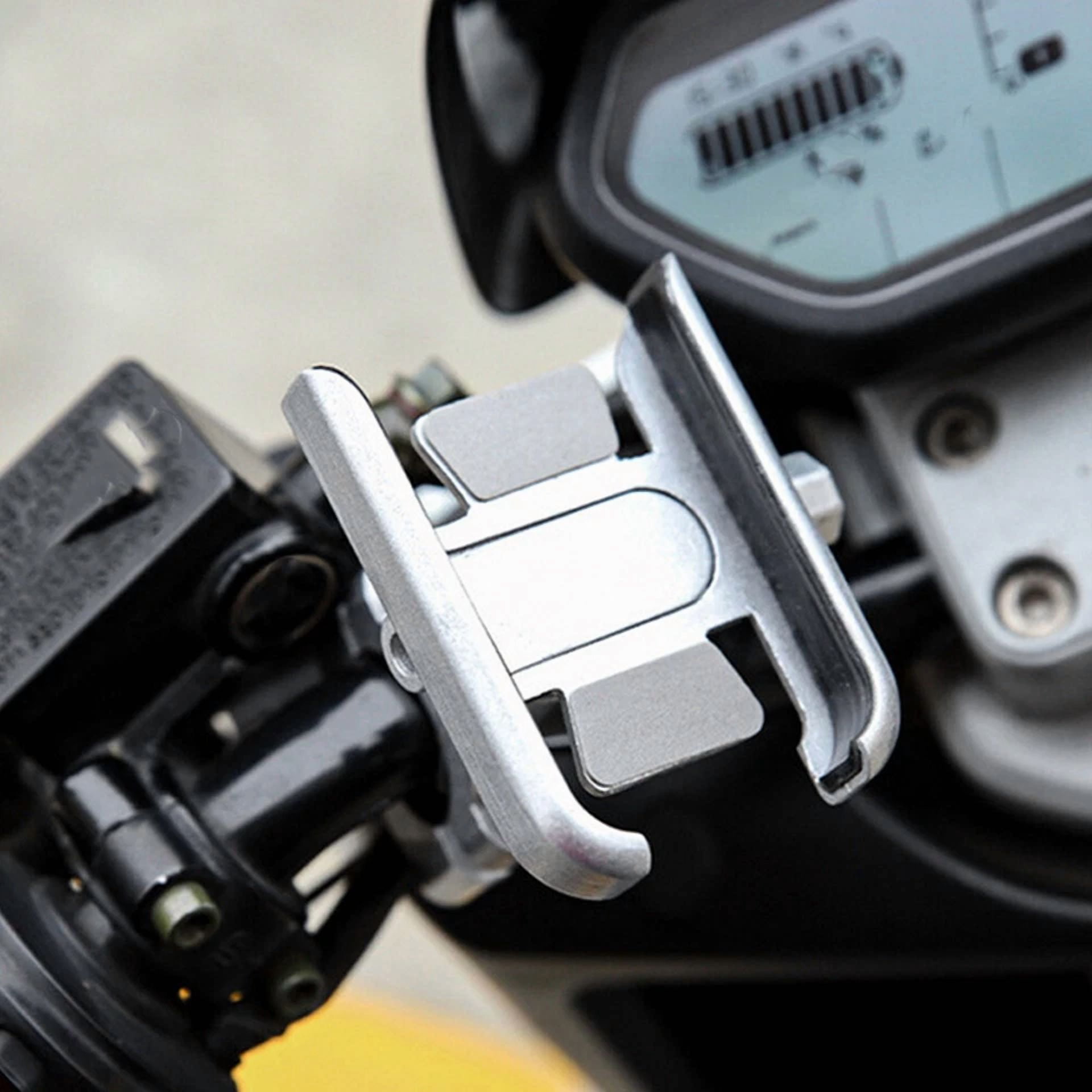KLYNE Aluminum Motorcycle and Bicycle Handlebar Phone Mount for GPS (Universal Fit) qmg5m