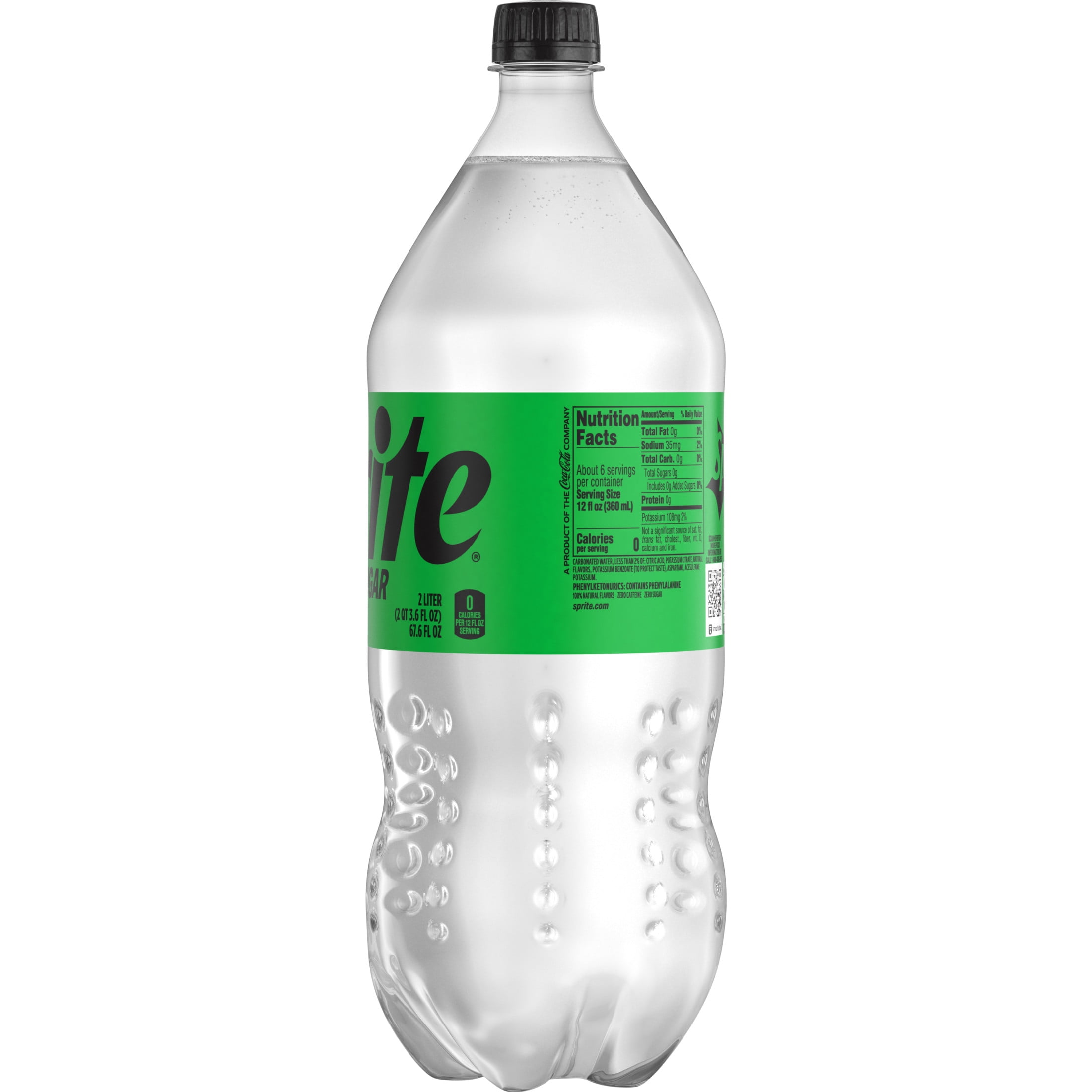 Sprite Zero Sugar Lemon-Lime Soda, Crisp Refreshing Caffeine-Free Soft Drink (67.6 fl oz) 6j7lo