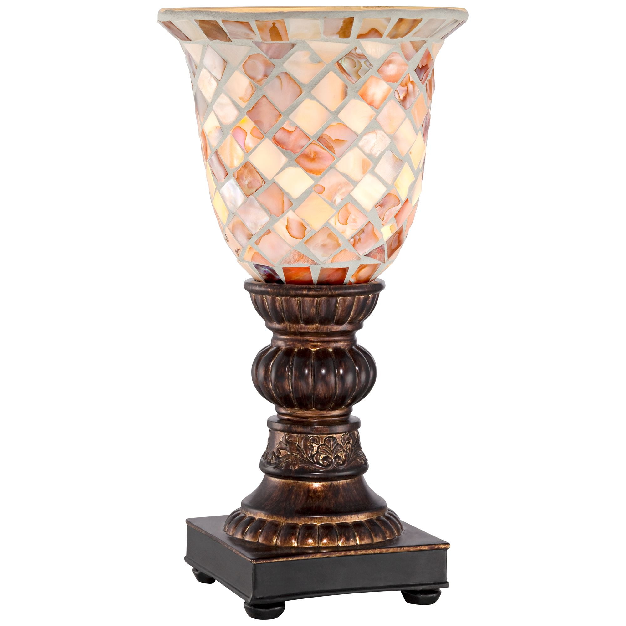 Regency Hill Traditional Uplight Accent Table Lamp (Bronze, 12 in) 0mw2h