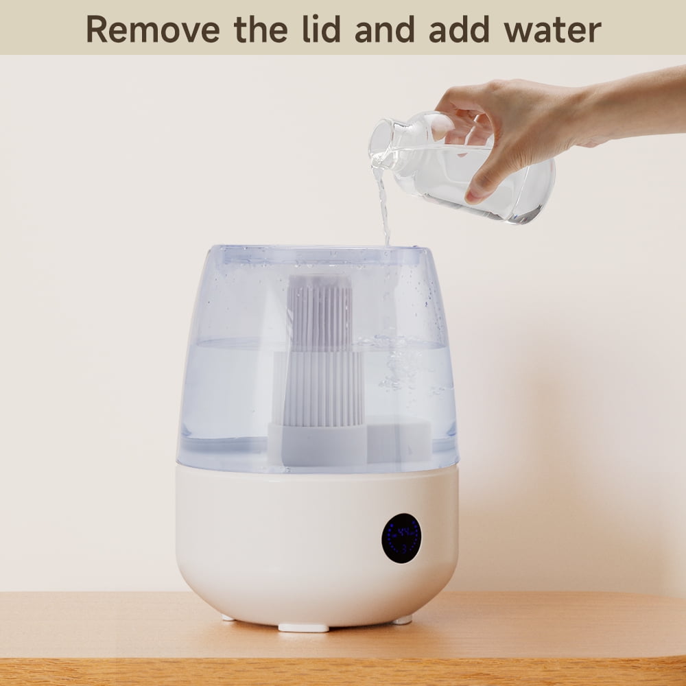 Topteng Cool Mist Humidifier for Bedroom and Large Room with Remote Control (White, 1.8 gal) 6xam9