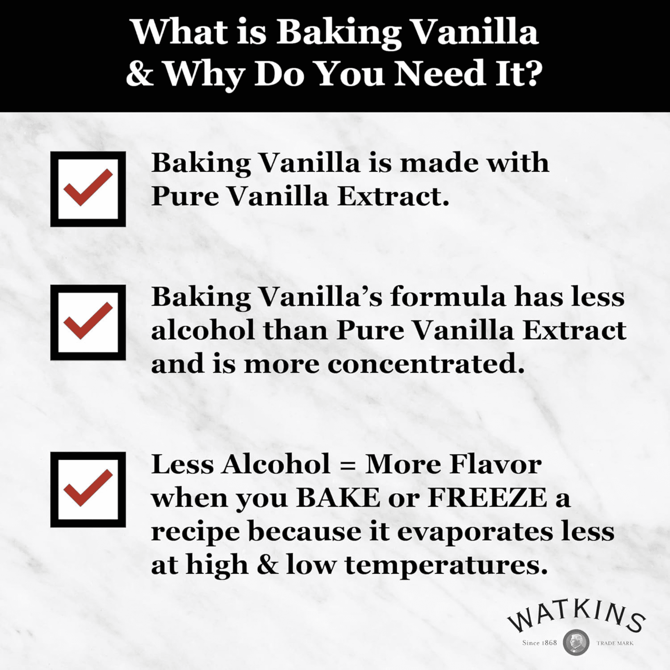 Watkins Organic Original Gourmet Baking Vanilla Extract with Pure Vanilla Flavor (2 fl oz) 2r6n5