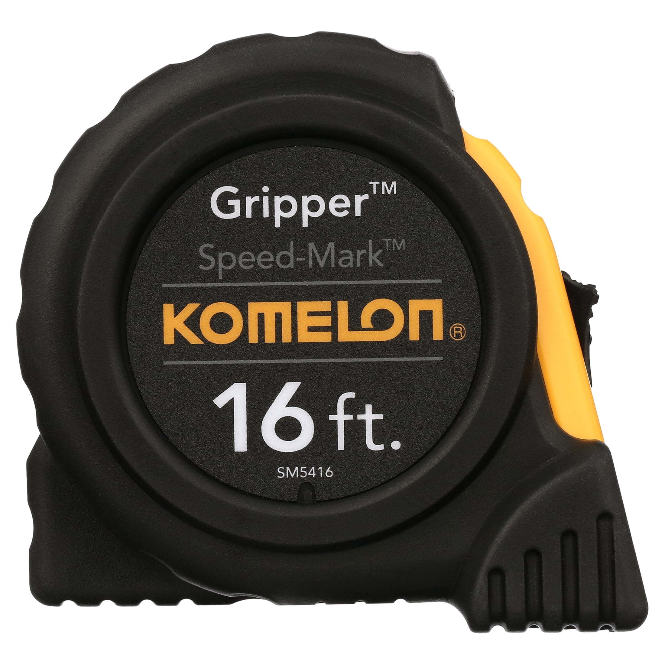 Komelon Speedmark Gripper Tape Measure with Glare-Resistant Blade (White, 16 ft) axihj