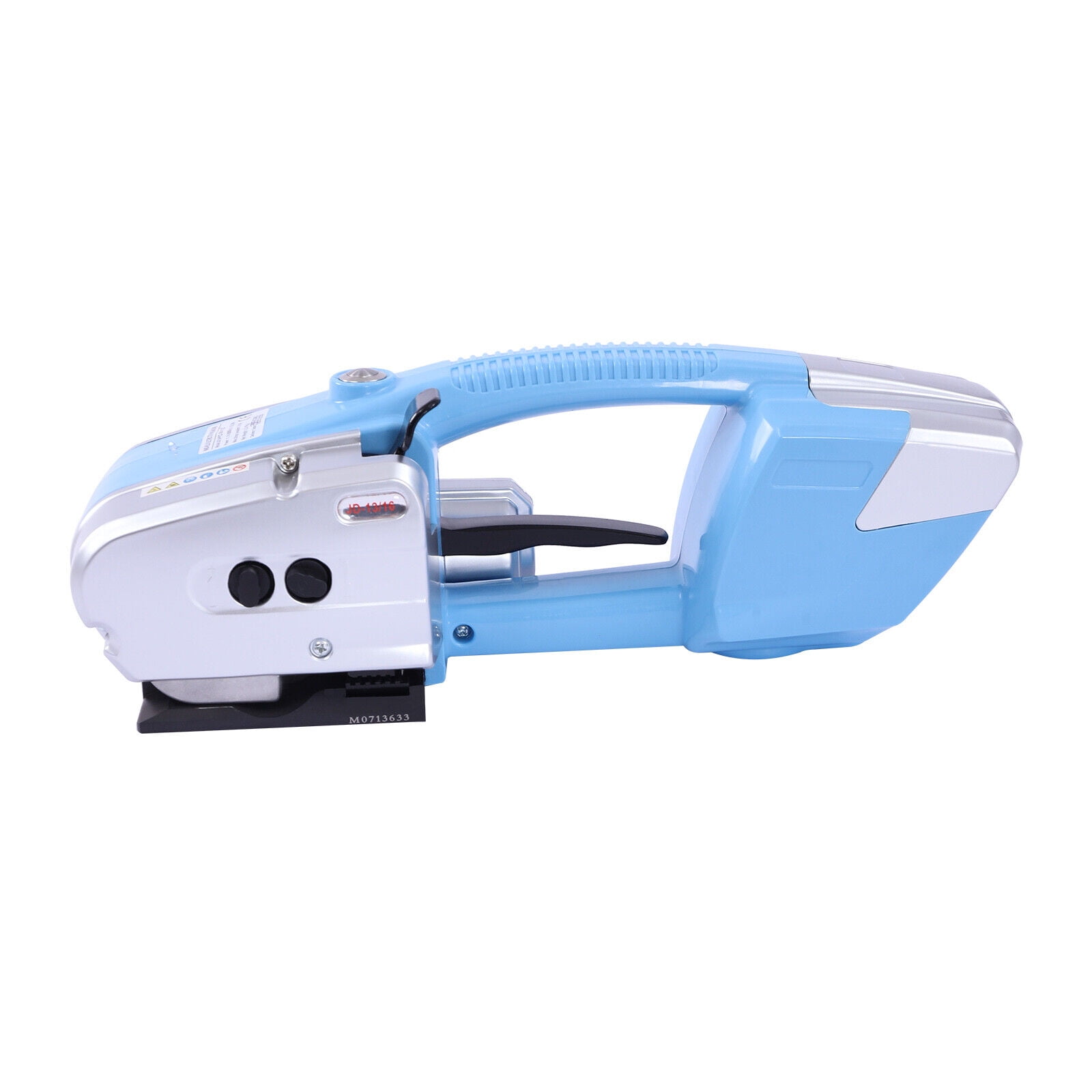 DENSET Automatic Strapping Machine Battery Operated Banding Tool for 0.5-0.625 in PP PET Straps (Blue) yqv1z