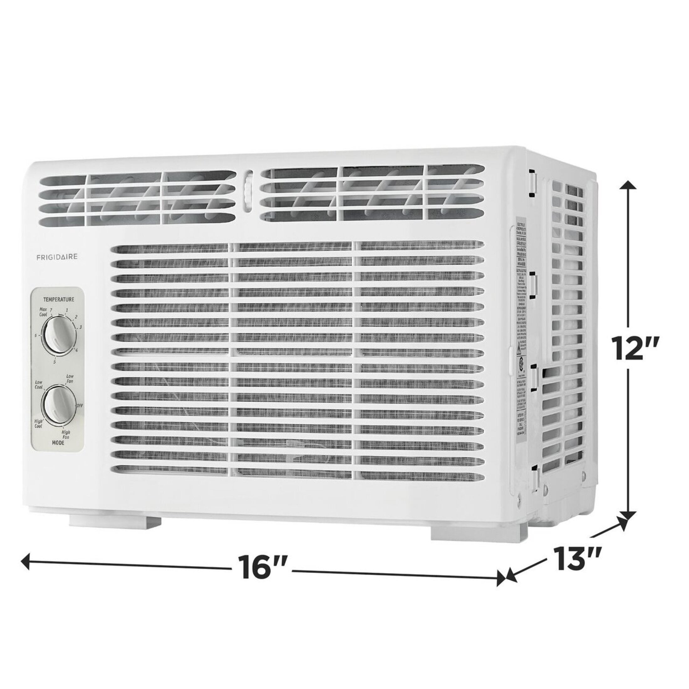 Frigidaire 5,000 BTU Window Air Conditioner for Small Rooms, Quiet Efficient Cooling (White, 150 sq. ft. Coverage) ewks9