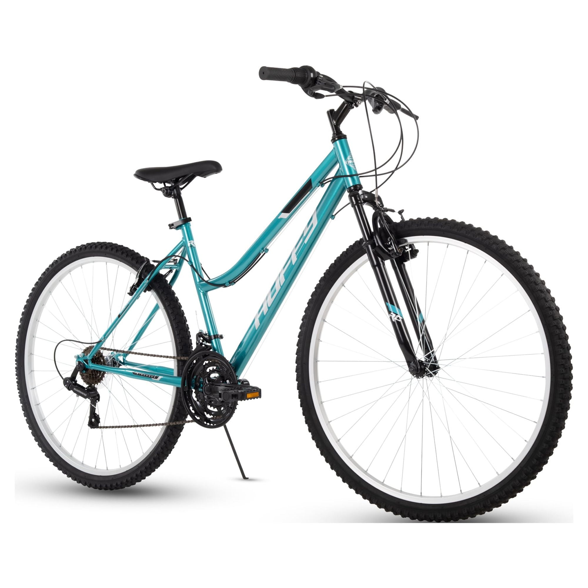 Huffy Rock Creek Mountain Bike, 18-Speed All-Terrain Trail Bicycle (Teal, 29 in) 6kj9n