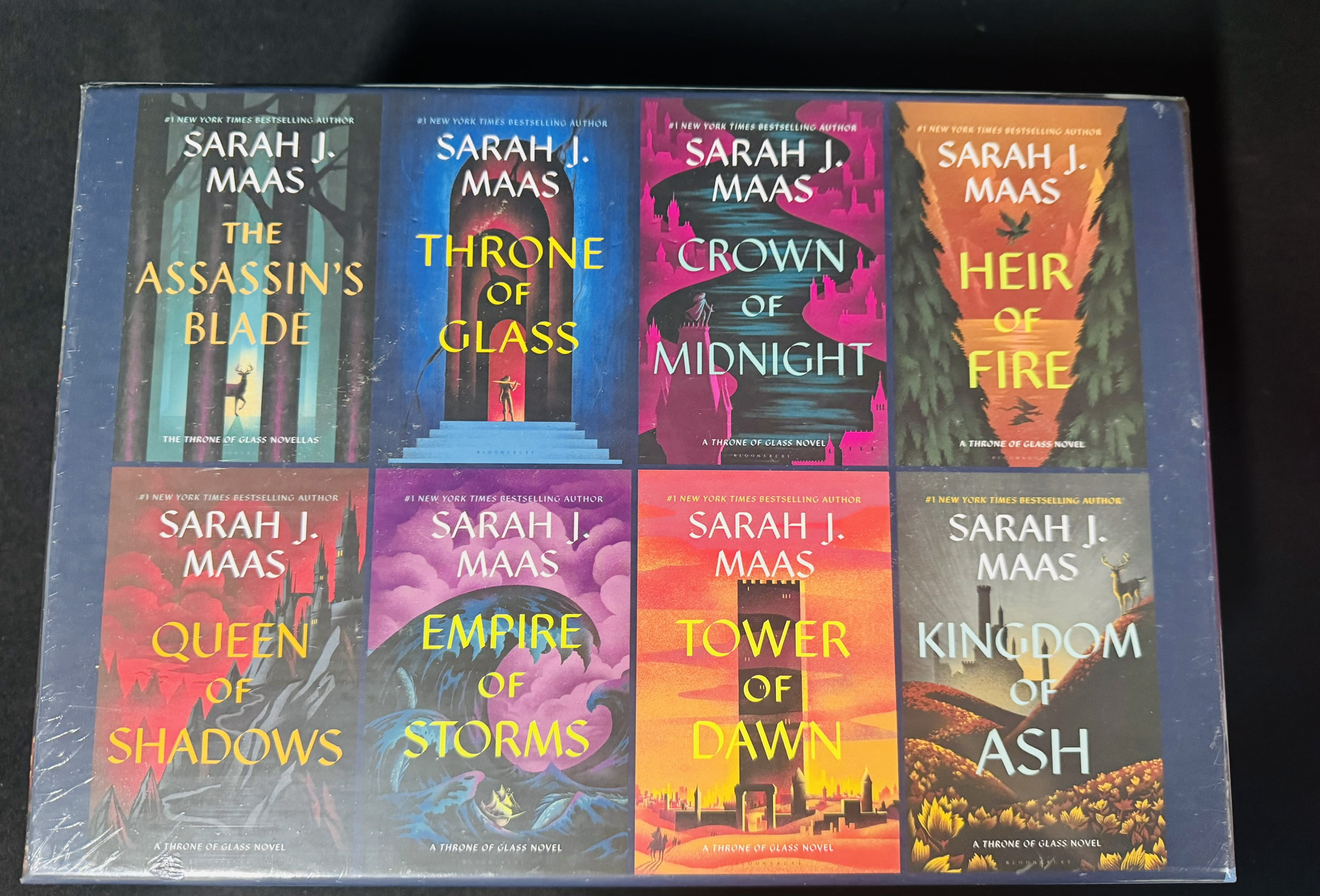 Sarah J. Maas Throne of Glass Hardcover Box Set (Complete Series Collection) bhoz7