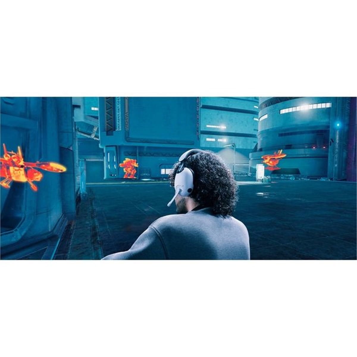 Sony INZONE H9 Wireless Noise Canceling Gaming Headset for PC and PlayStation 5 (White, 1 Pack) r5s53